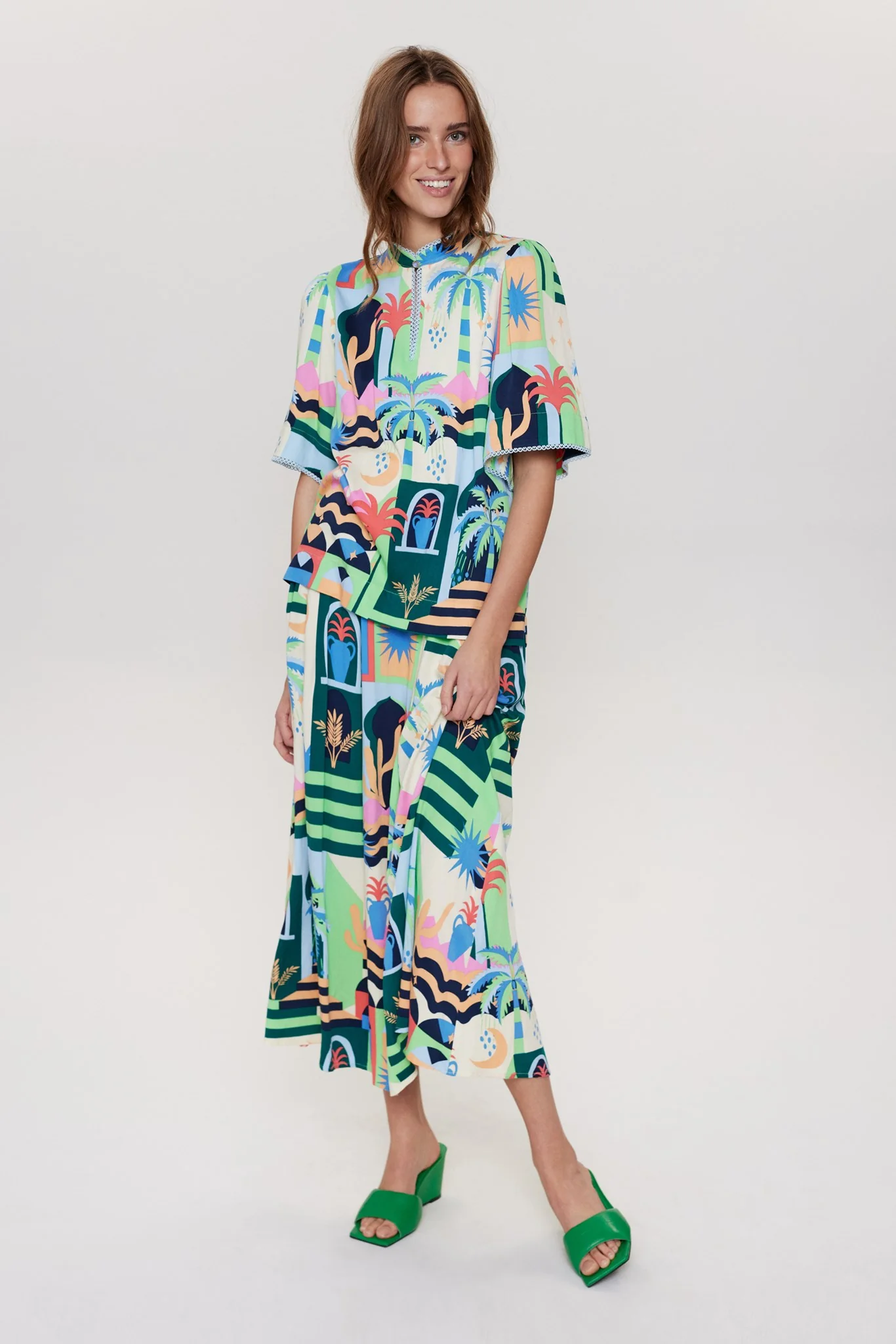 NUGABRIELLA TOP - Summer Green - Image 4