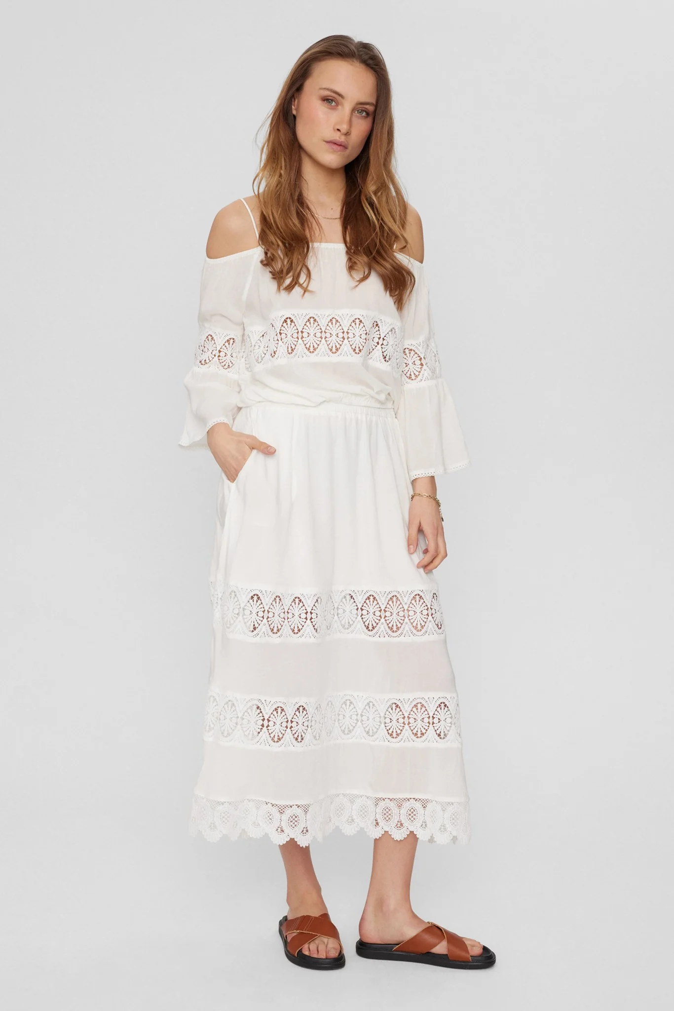 NUGAIA SKIRT - Bright White - Image 3