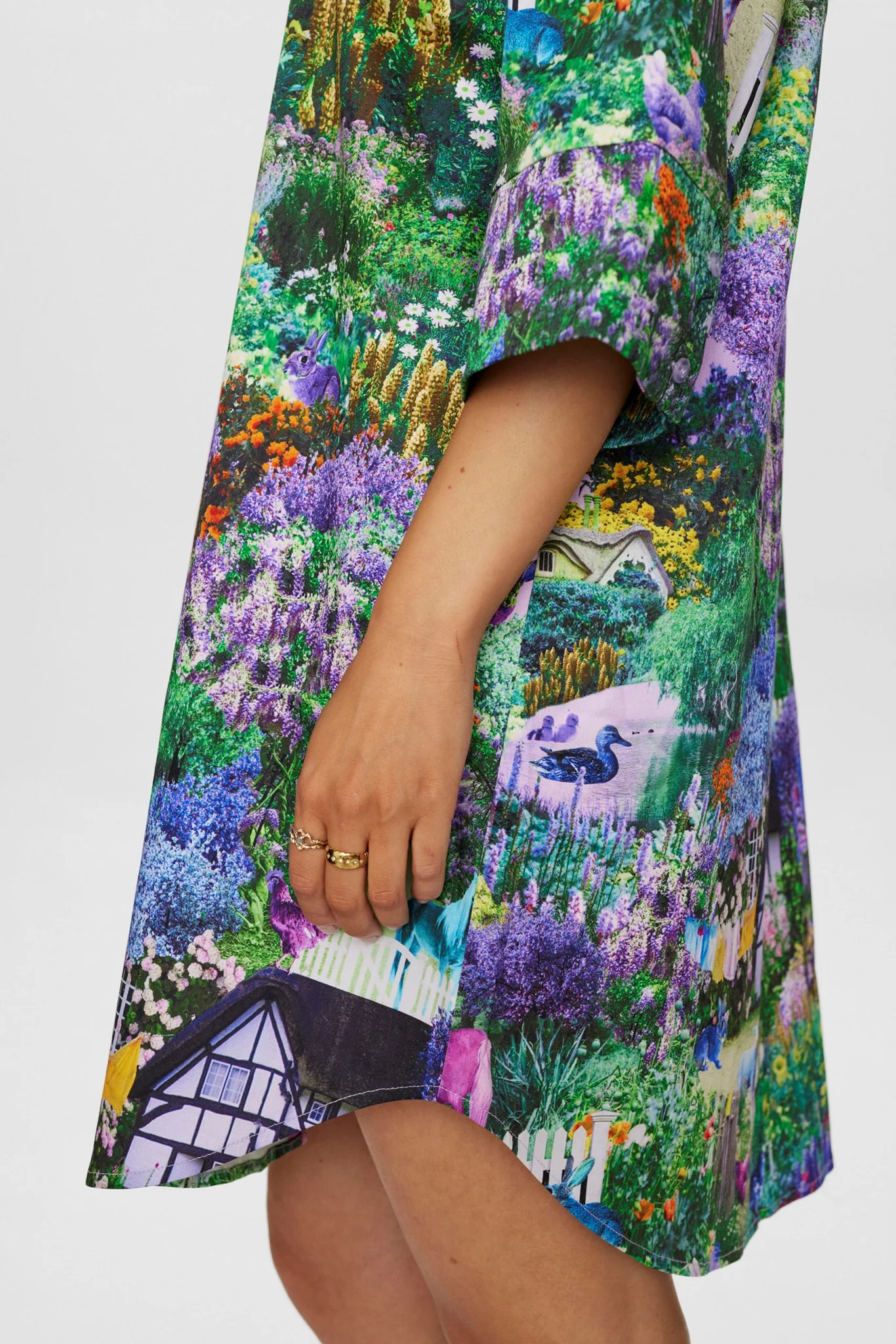NUGARDEN SHIRT DRESS - Pine Green - Image 4