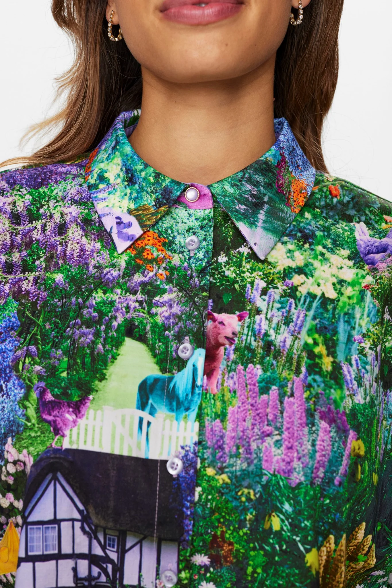 NUGARDEN SHIRT DRESS - Pine Green - Image 5