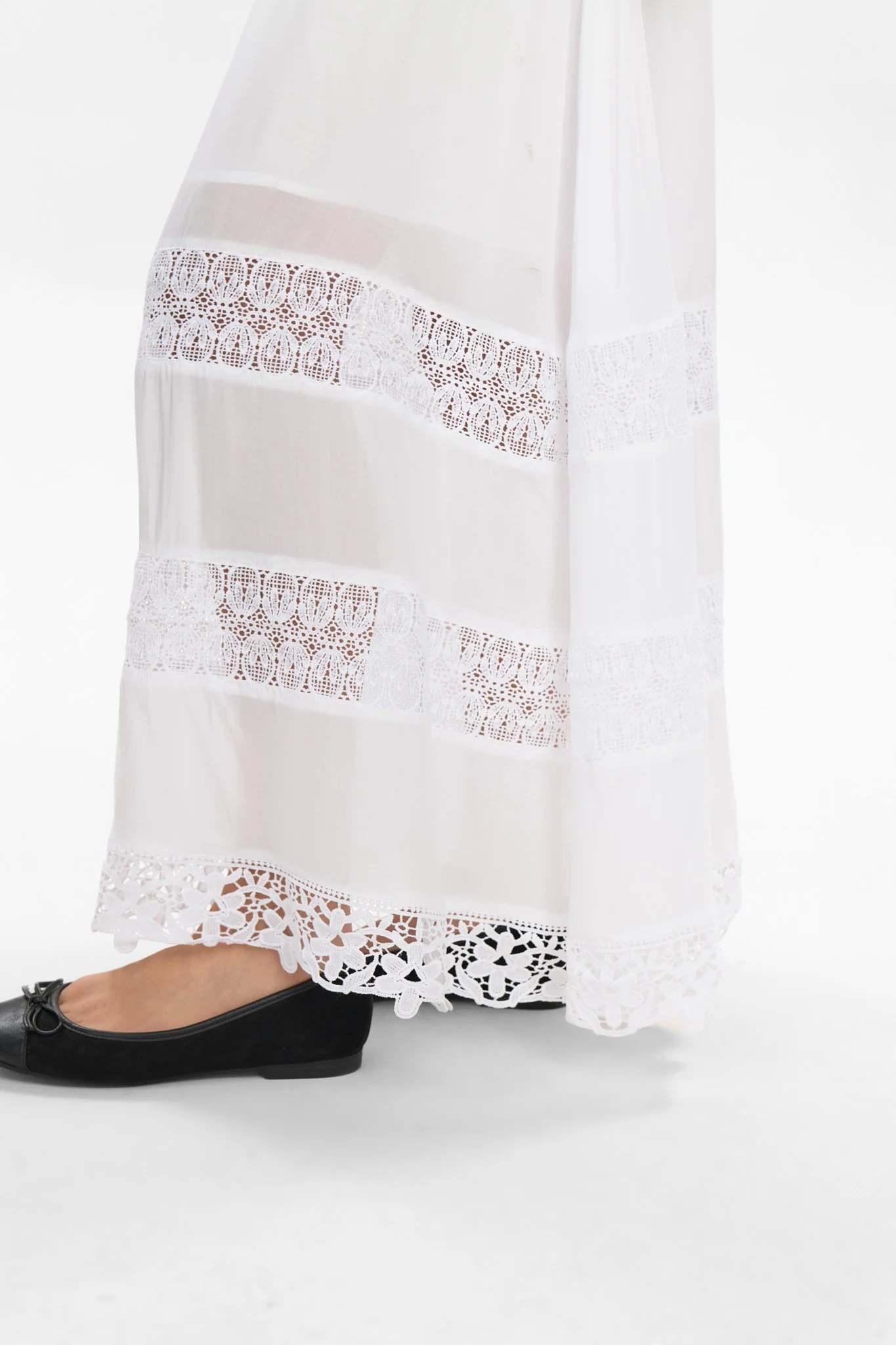 NUGAYA LONG SKIRT - Bright White - Image 5