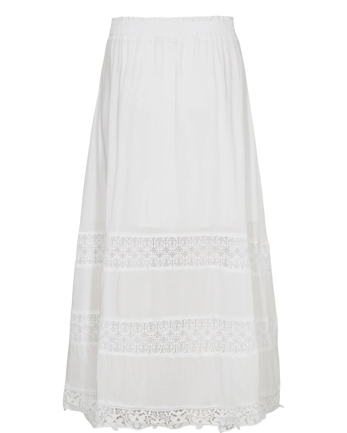 NUGAYA LONG SKIRT - Bright White - Image 7