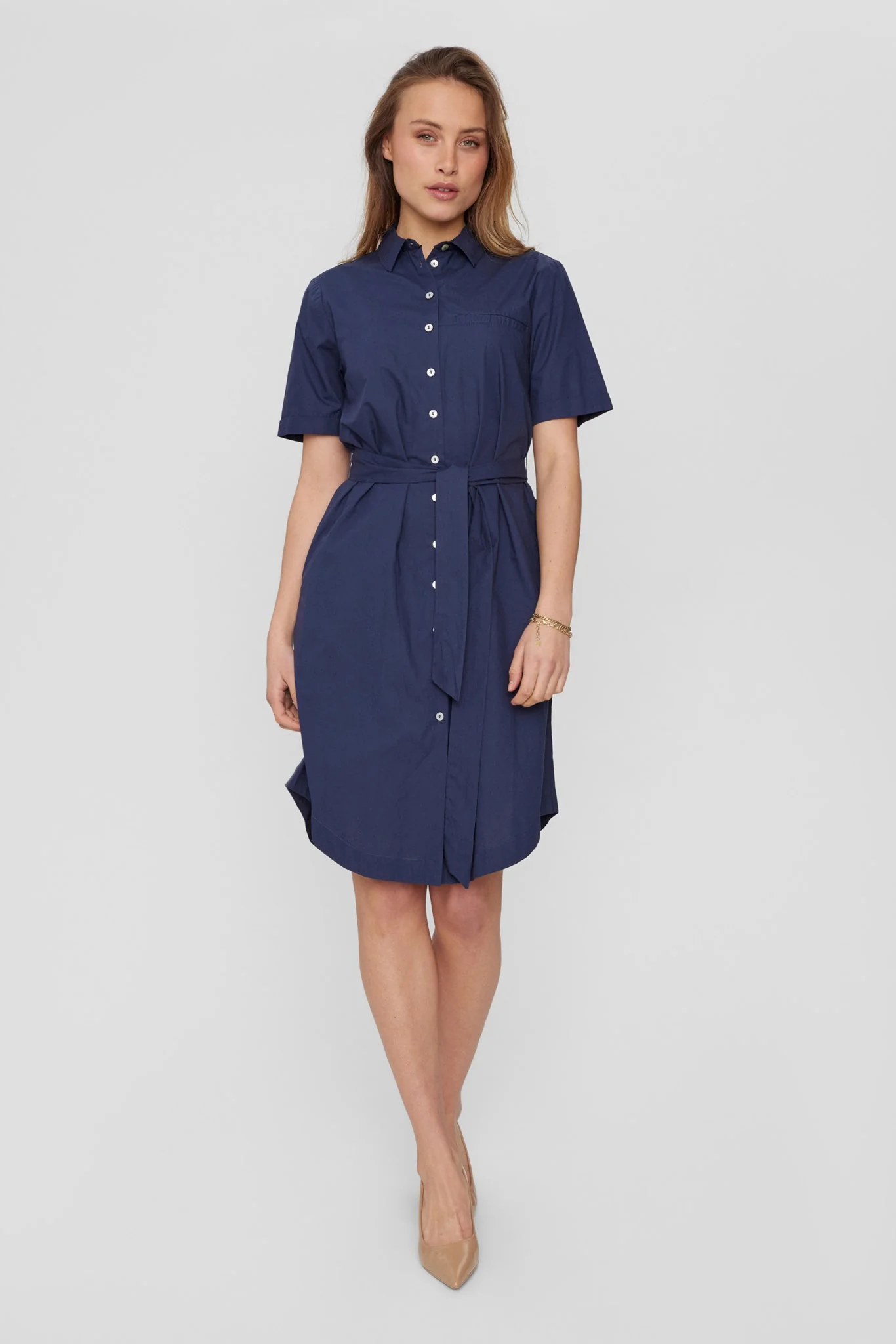 NUGIA SHIRT DRESS - Dress Blues - Image 3