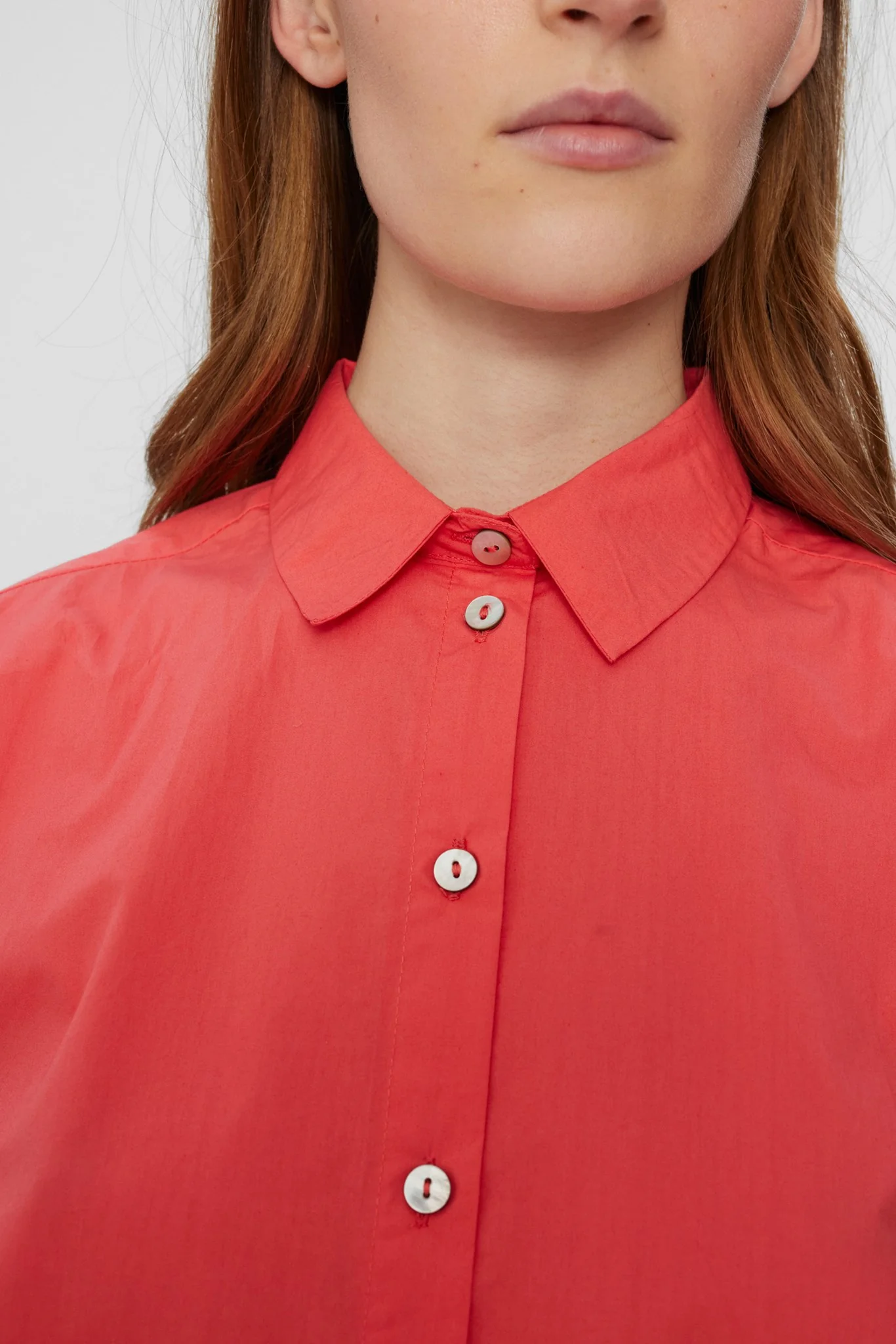 NUGIA SLEEVELESS SHIRT - Calypso Coral - Image 4
