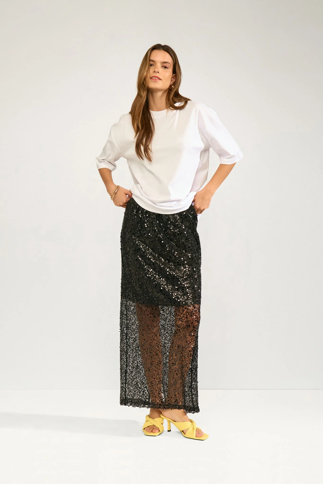 NUGIRA T-SHIRT - Bright White