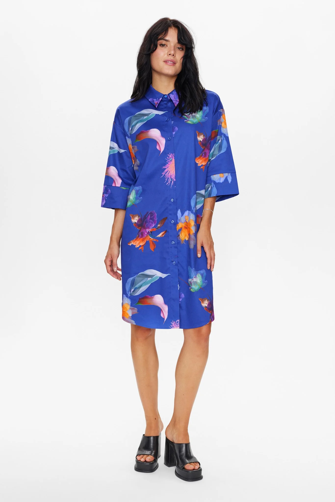 NUGLADYS DRESS - Clematis Blue - Image 3