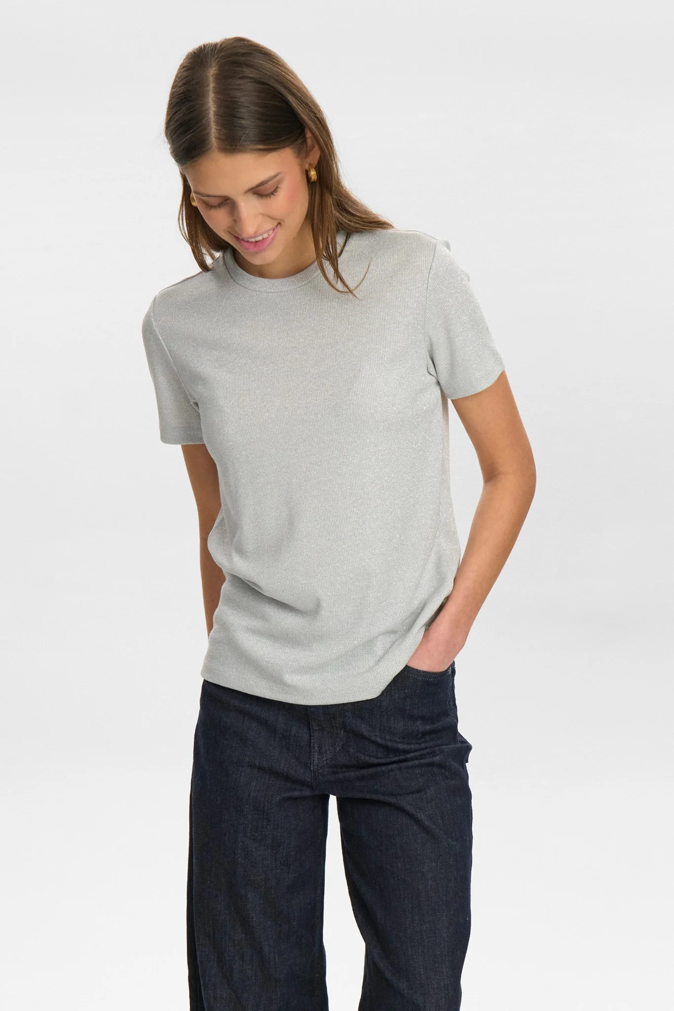 NUGLAM SS TEE - Silver
