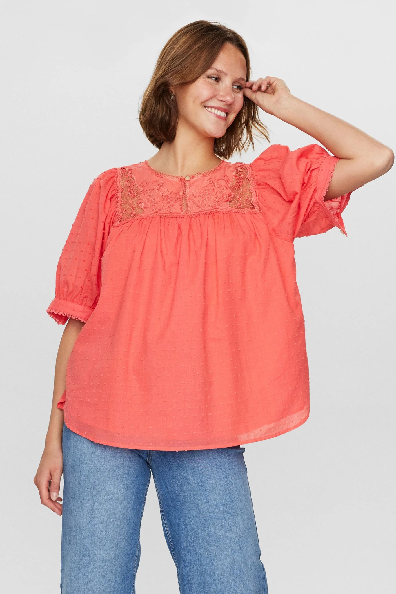 NUGRACE SHIRT - Calypso Coral