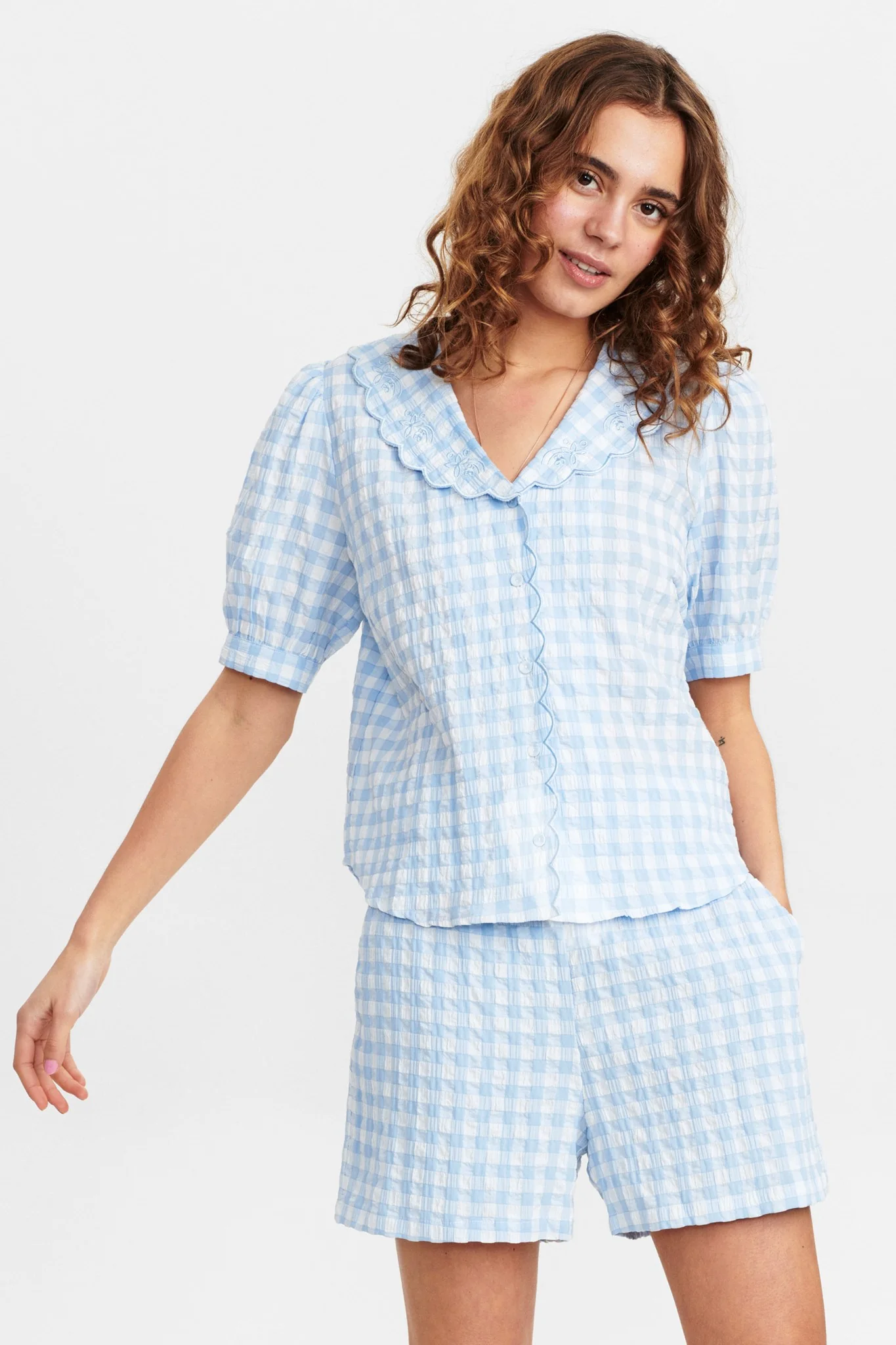 NUGUNVOR SS SHIRT - Blue Bell