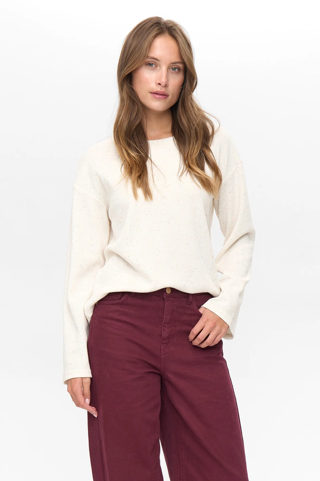 NUHABA LS TEE - Birch