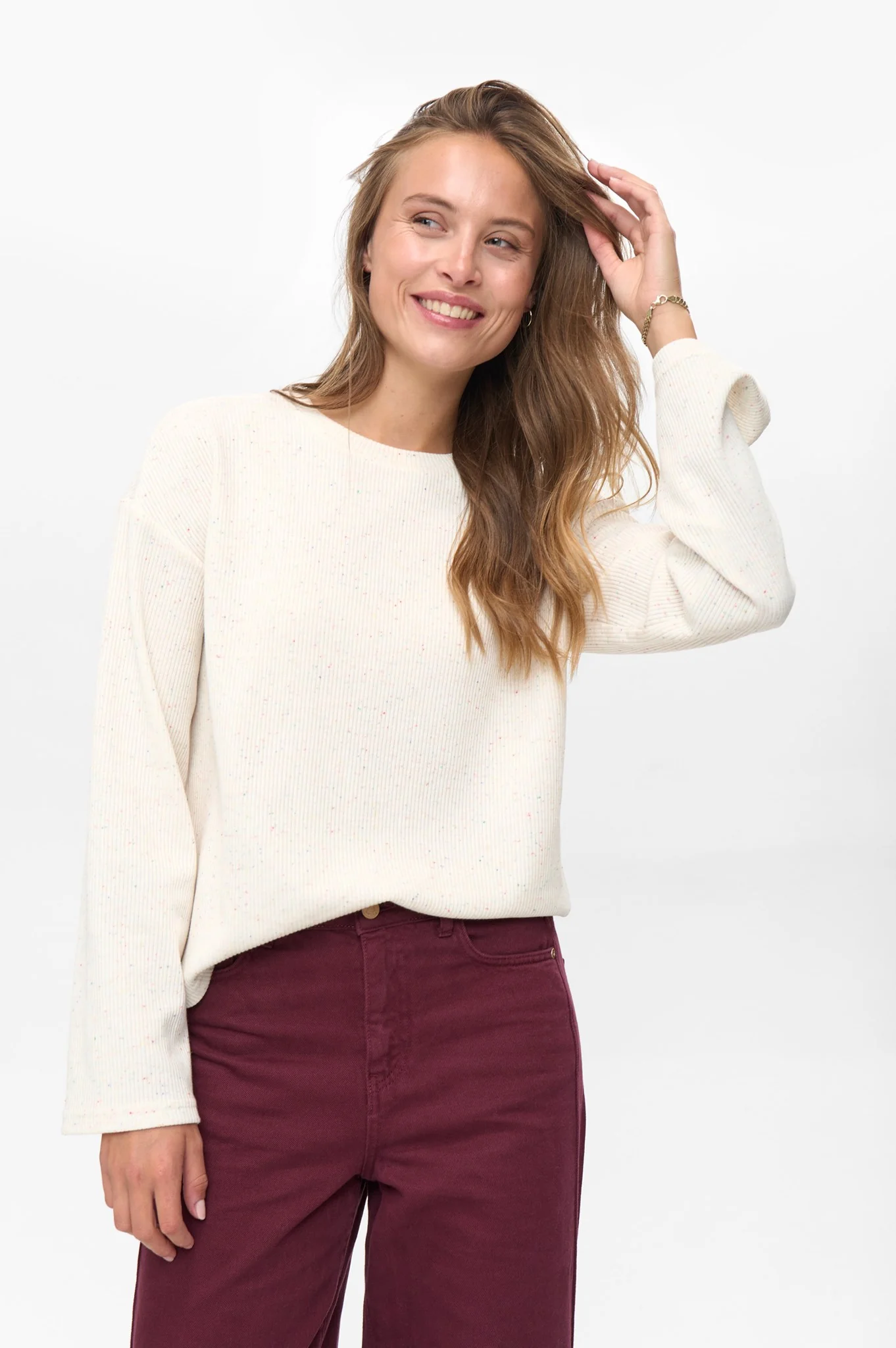 NUHABA LS TEE - Birch - Image 8