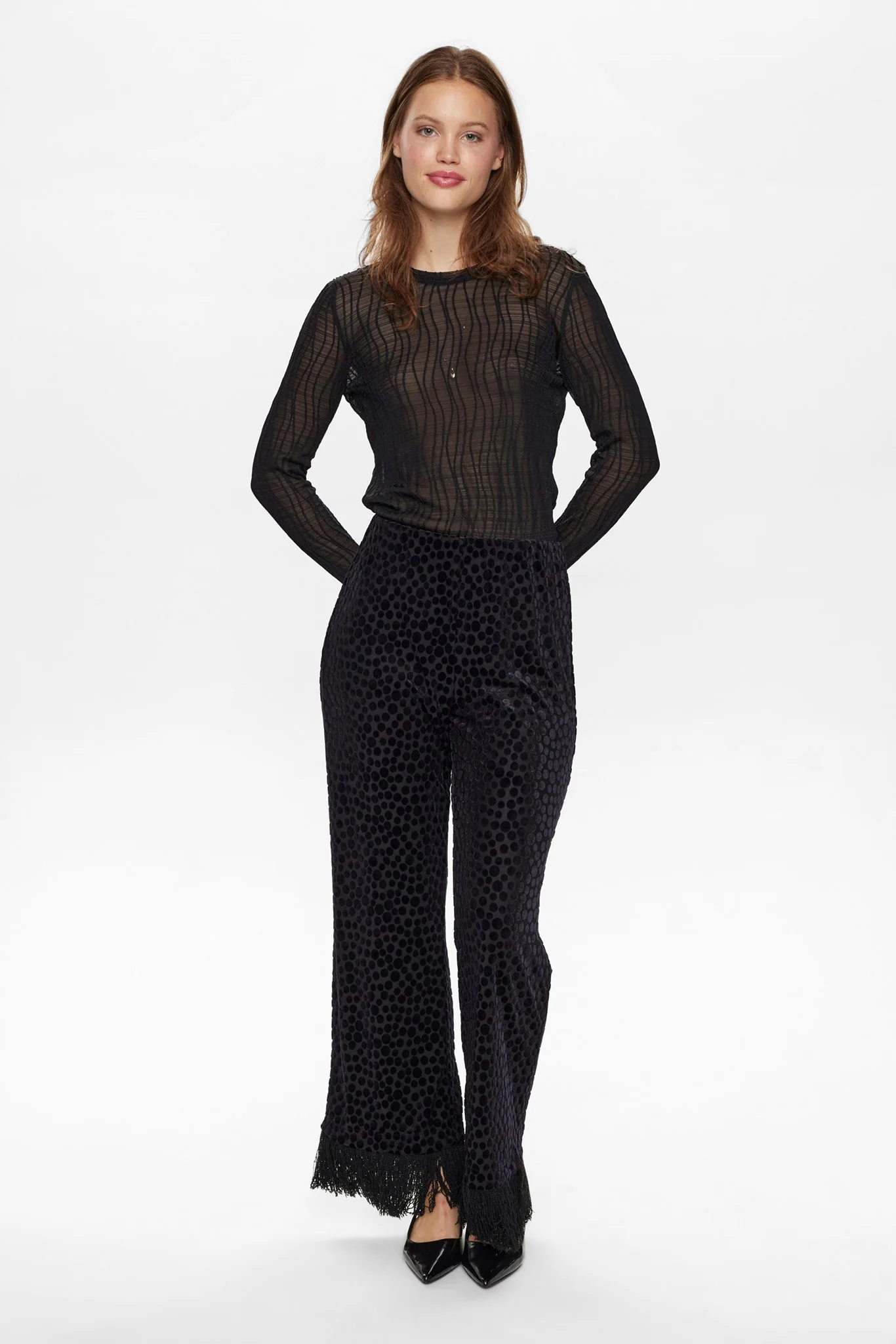 NUHADLEE PANTS - Caviar - Image 3