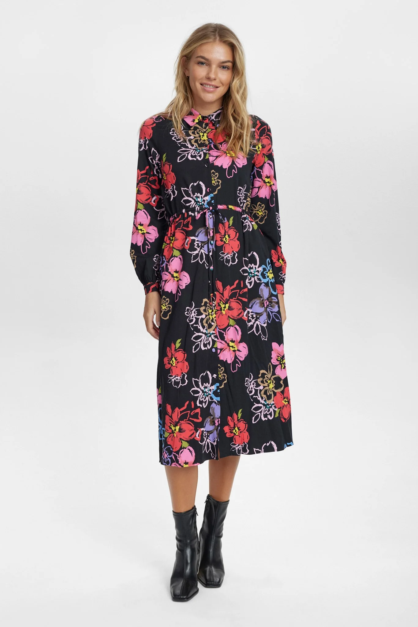 NUHALLIE DRESS - Caviar - Image 3