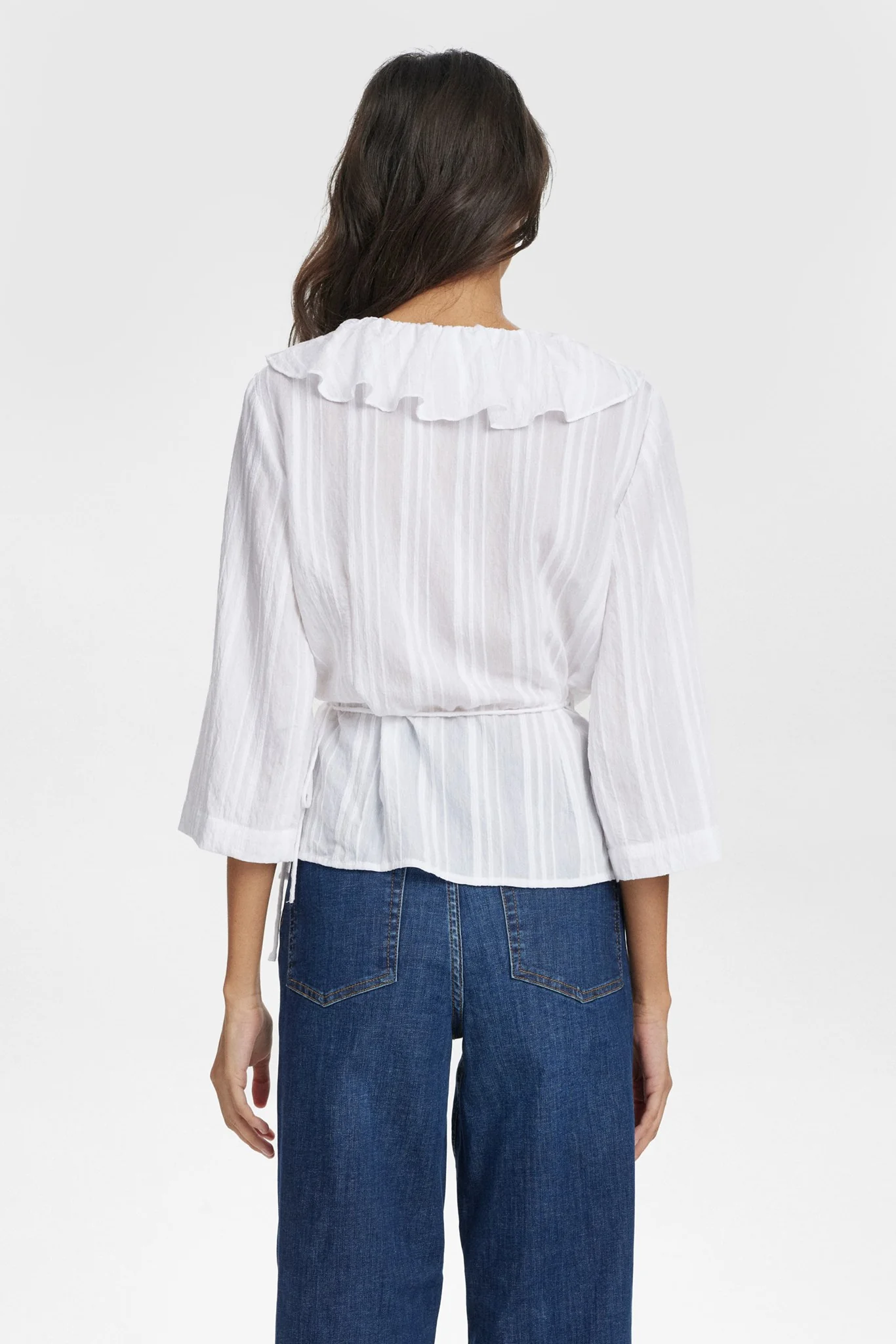 NUHALSTON WRAP SHIRT - Bright White - Image 2