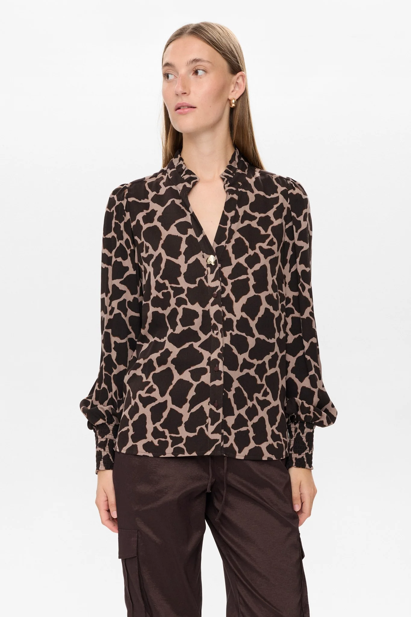 NUHANA SHIRT - Black Coffee