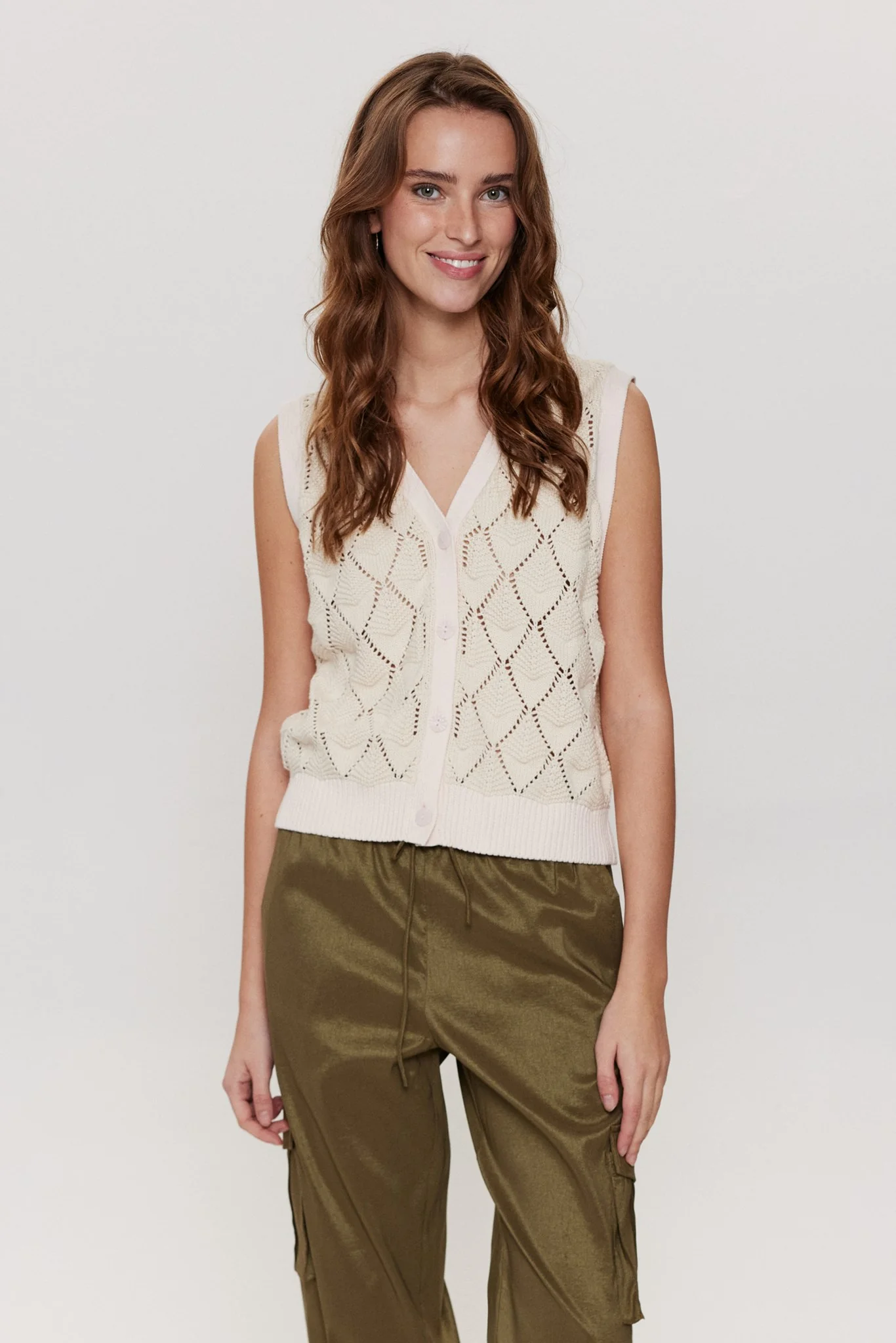 NUHARLEY VEST - Birch