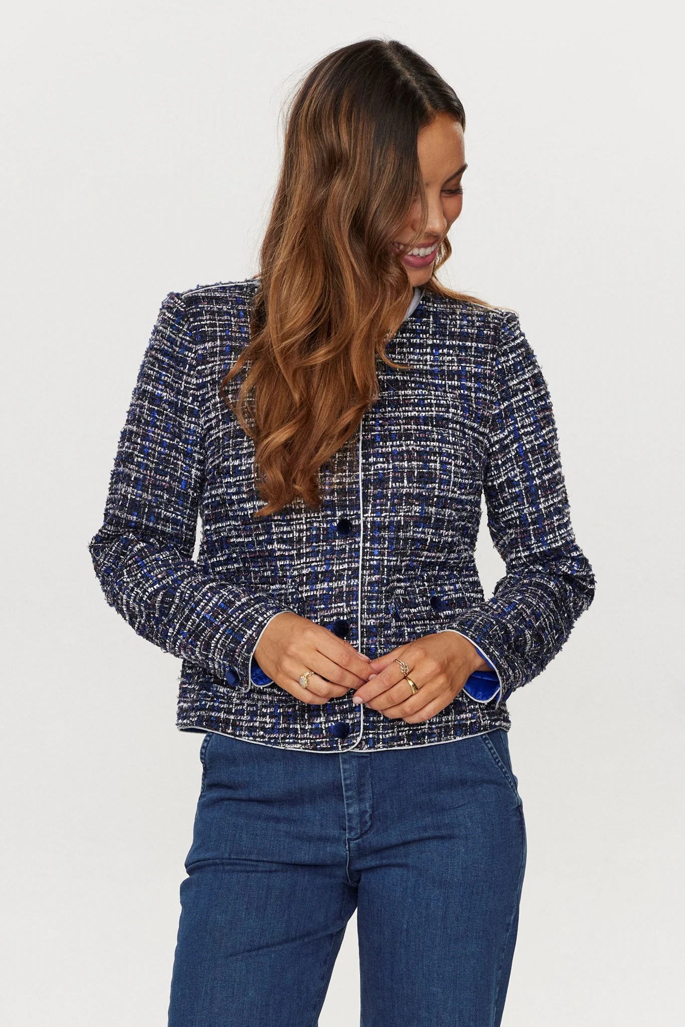 NUHATTIE BLAZER - Clematis Blue