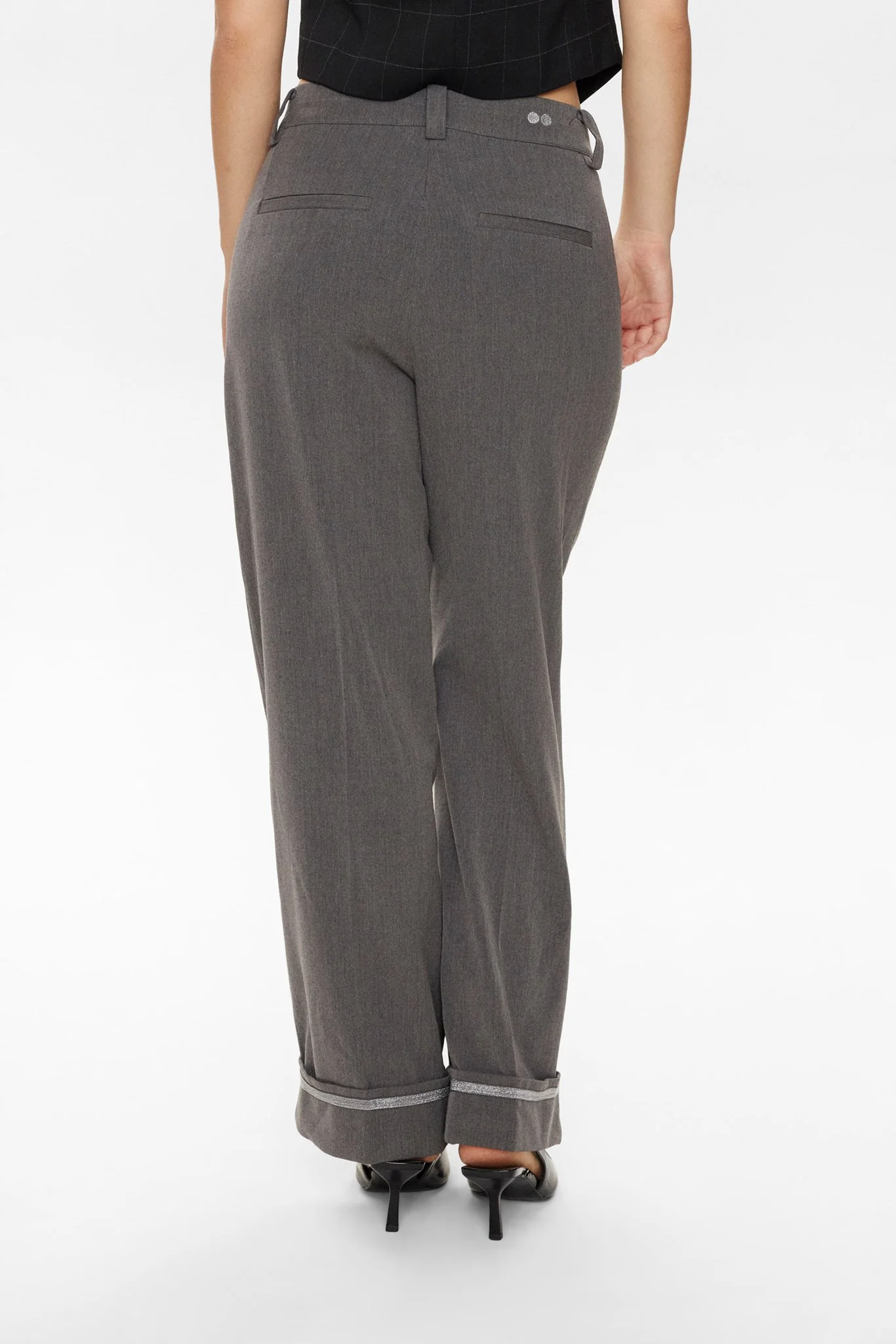 NUHAYDEN PANTS - Medium Grey mel - Image 2