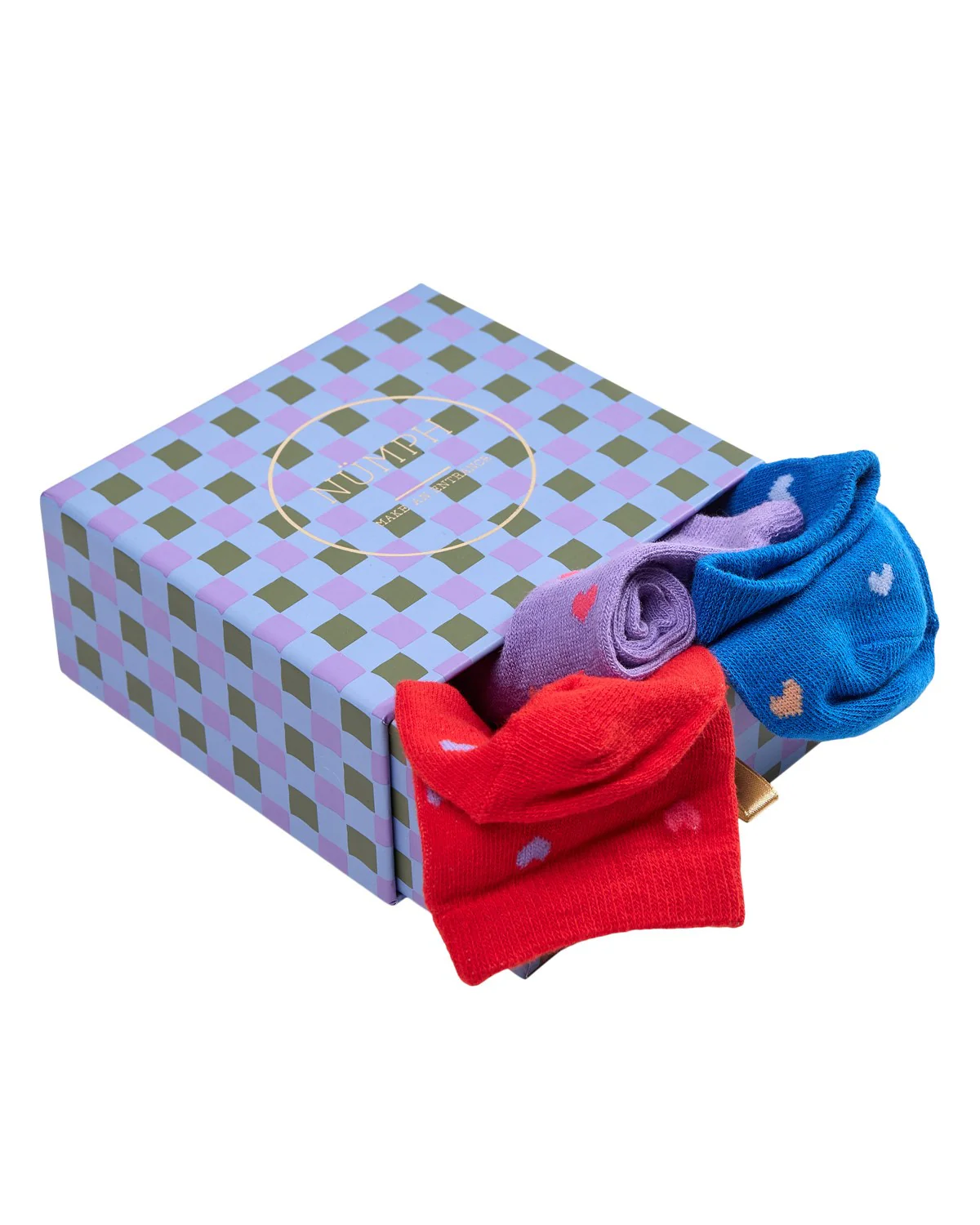 NUHEARTS 3-PACK SOCKS W/O LUREX - Multi - Image 4