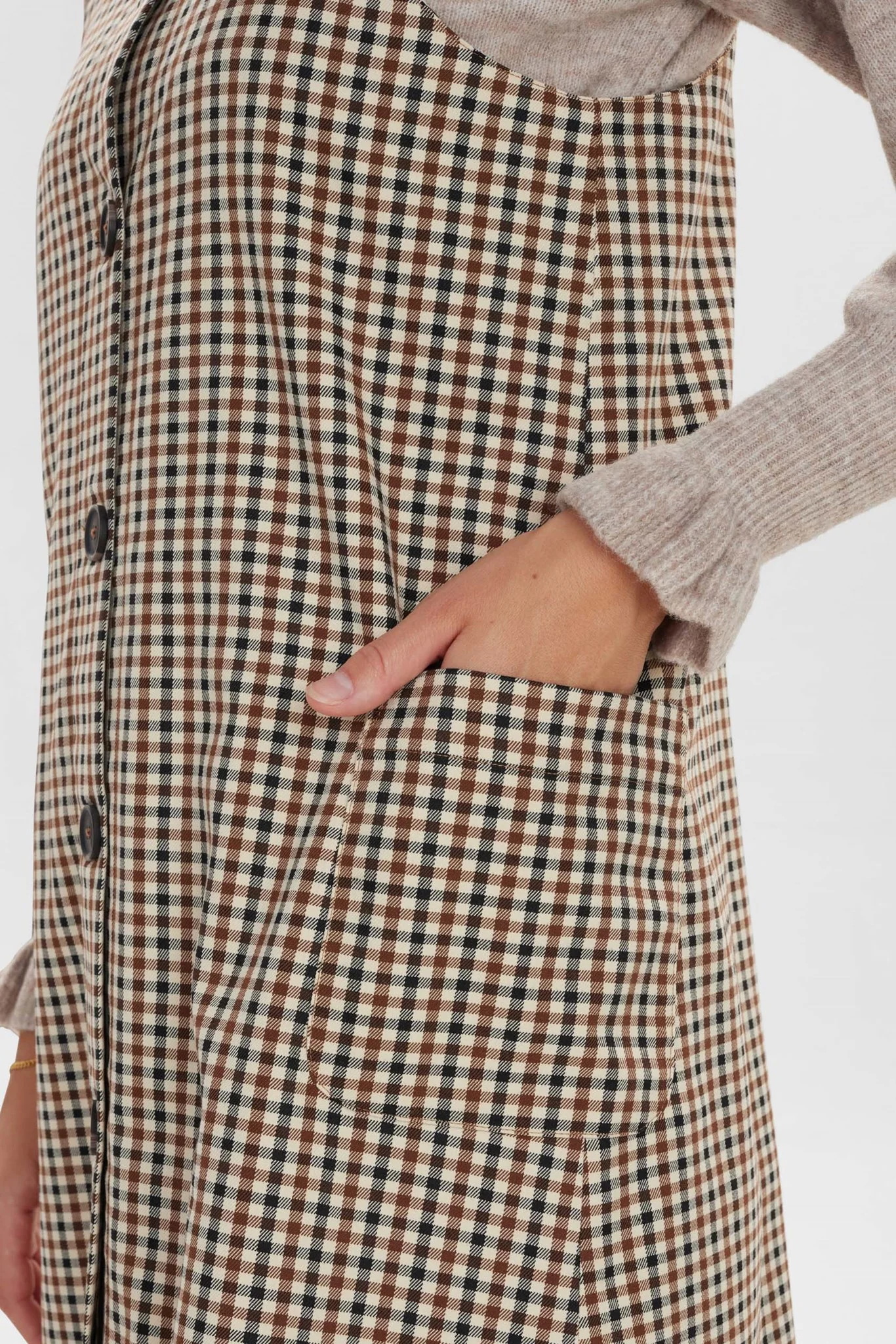 NUHEBA DRESS - Otter - Image 5