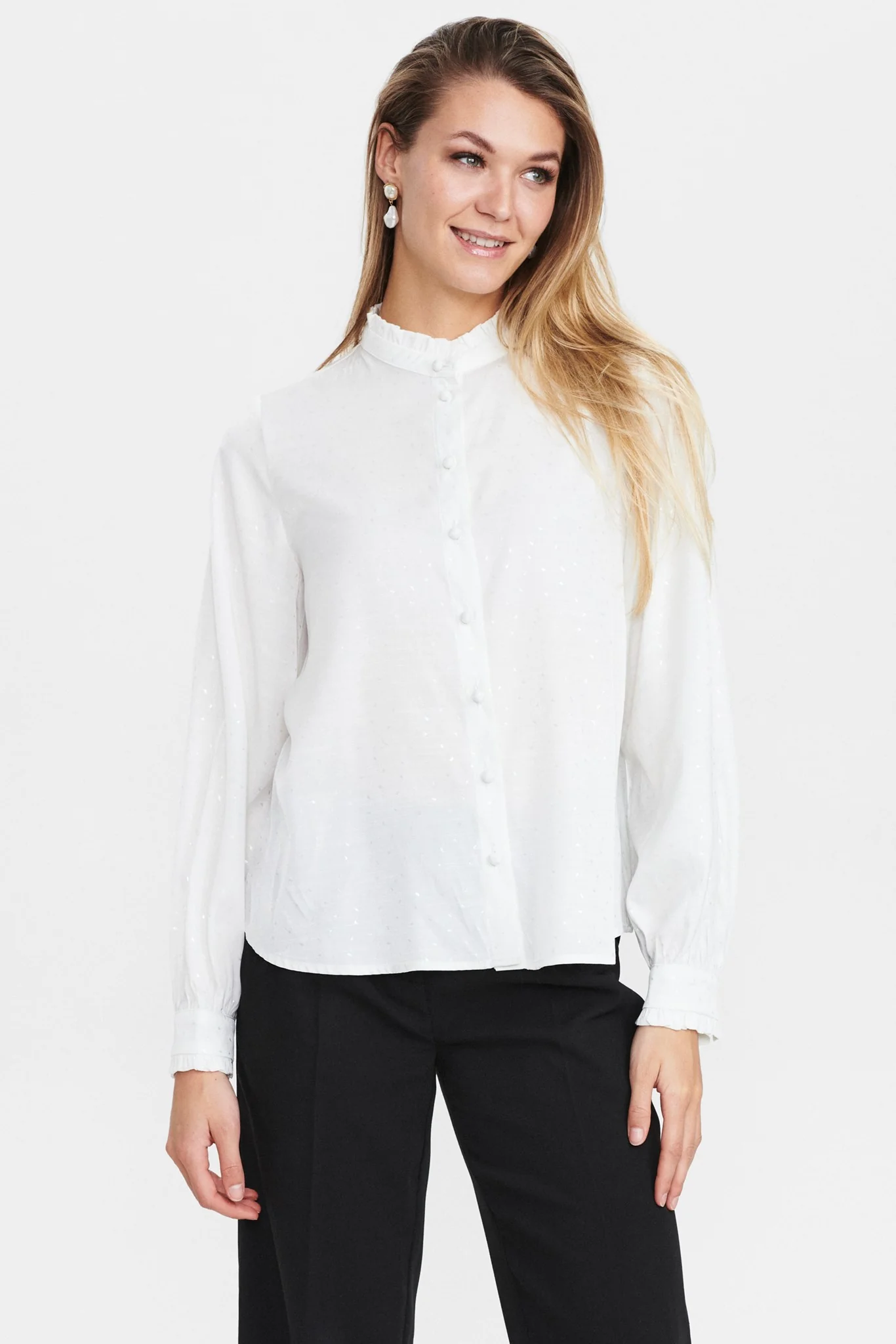 NUHELENA SHIRT - Bright White - Image 6