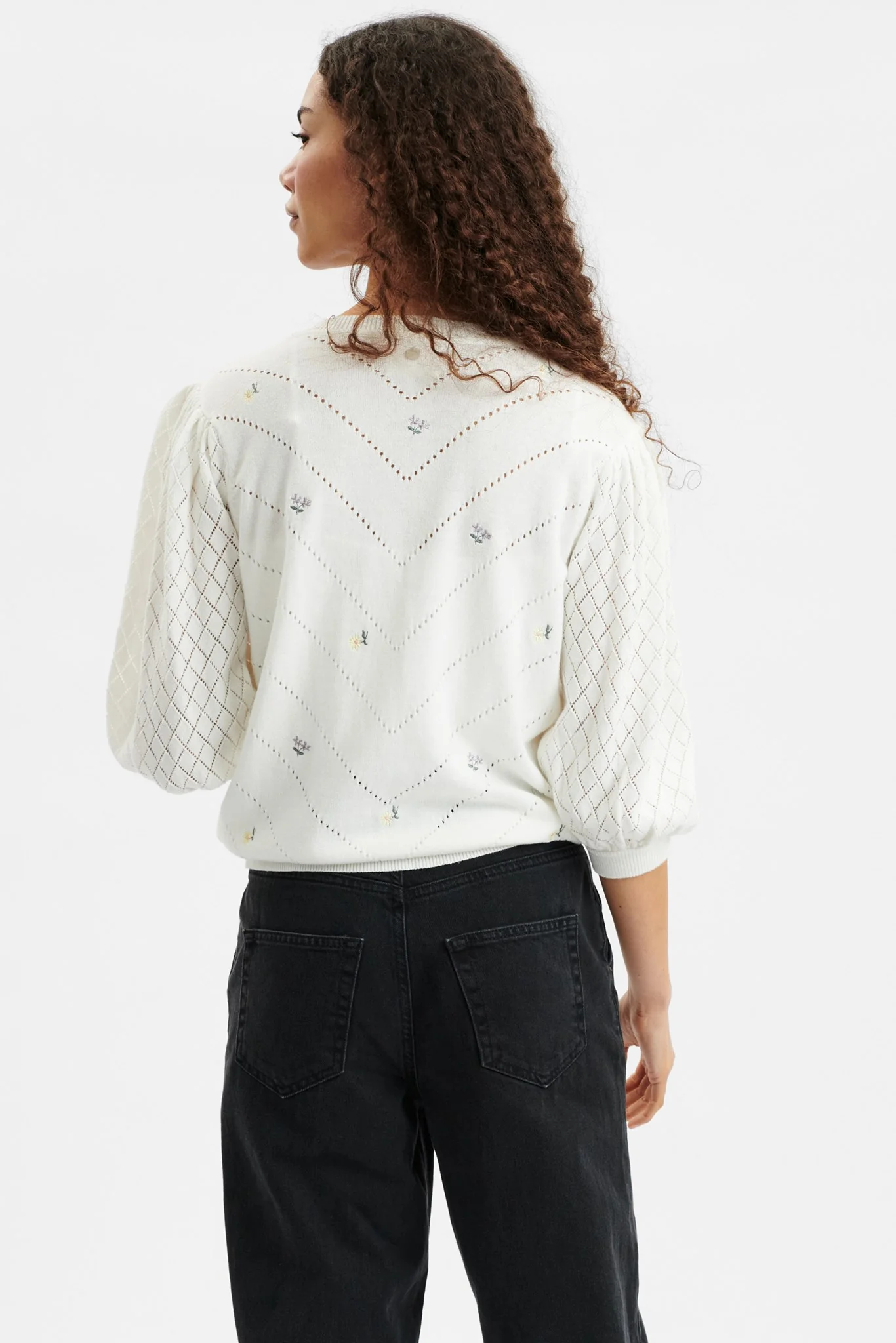 NUHELLA CARDIGAN - Cloud Dancer - Image 2