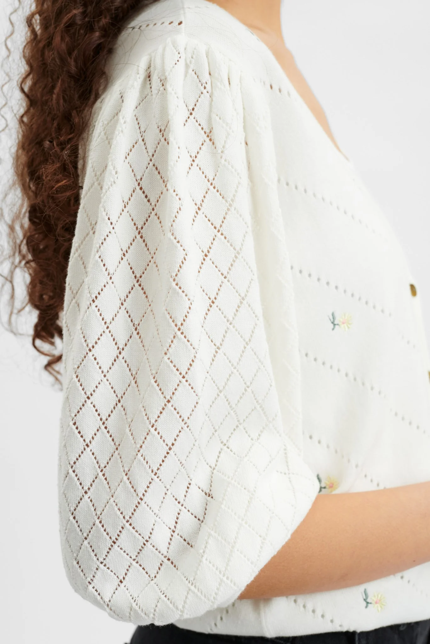 NUHELLA CARDIGAN - Cloud Dancer - Image 5
