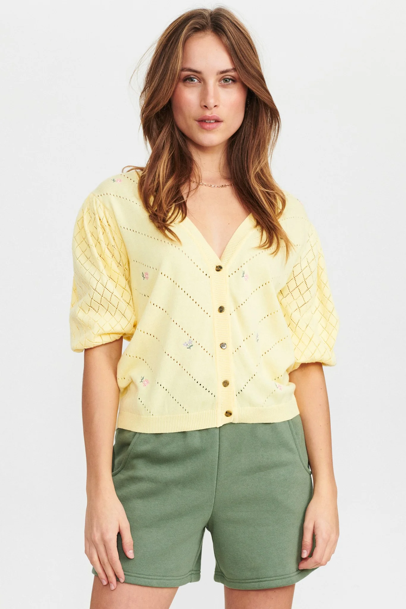NUHELLA CARDIGAN - Popcorn