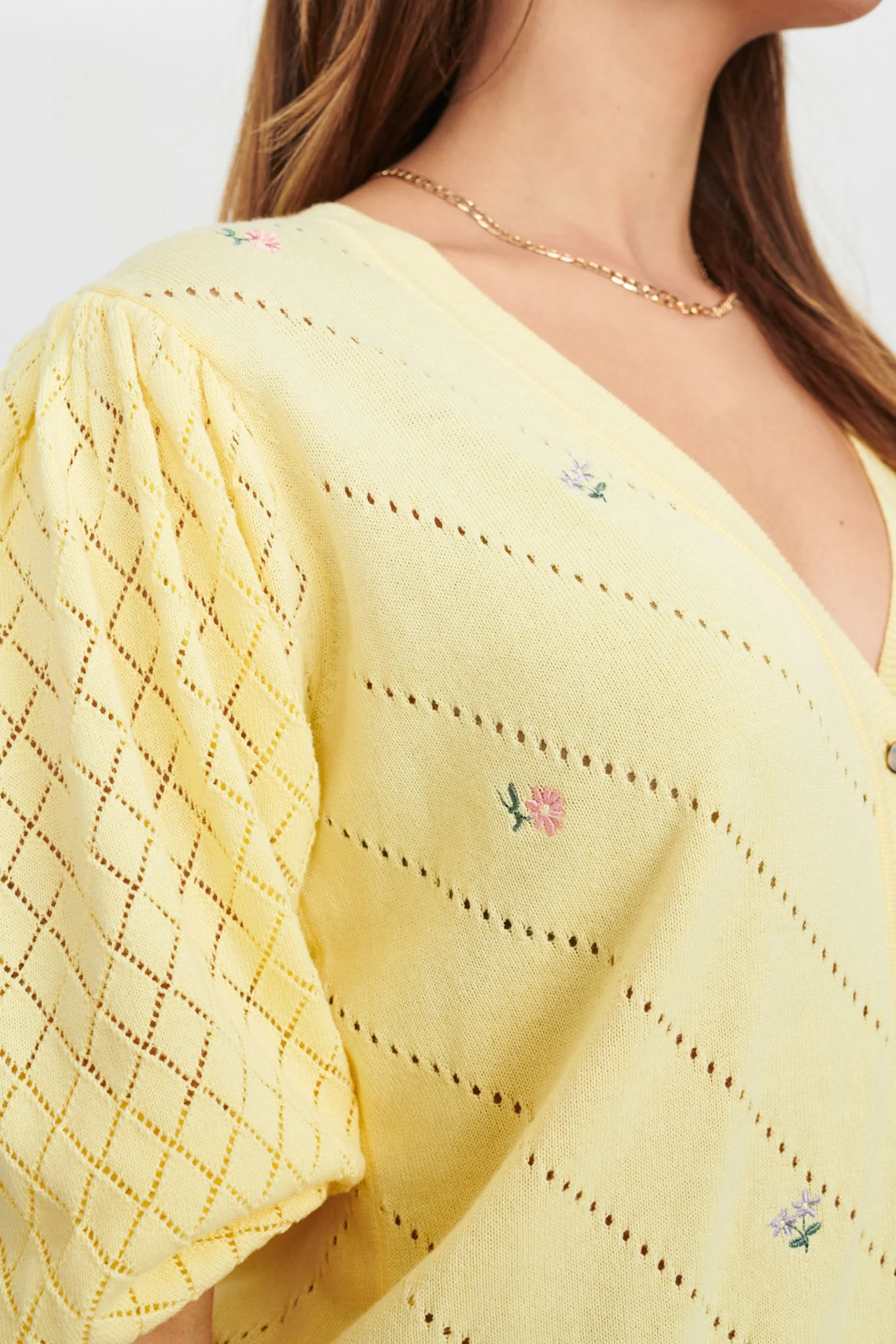 NUHELLA CARDIGAN - Popcorn - Image 4