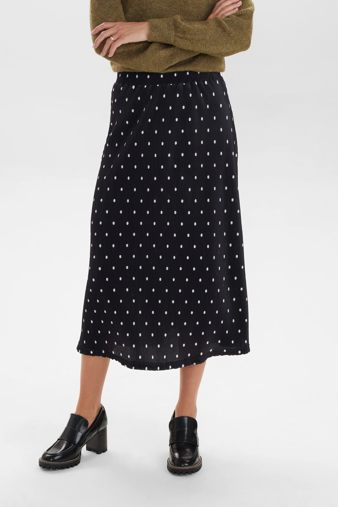 NUHENRIETT SKIRT - Caviar