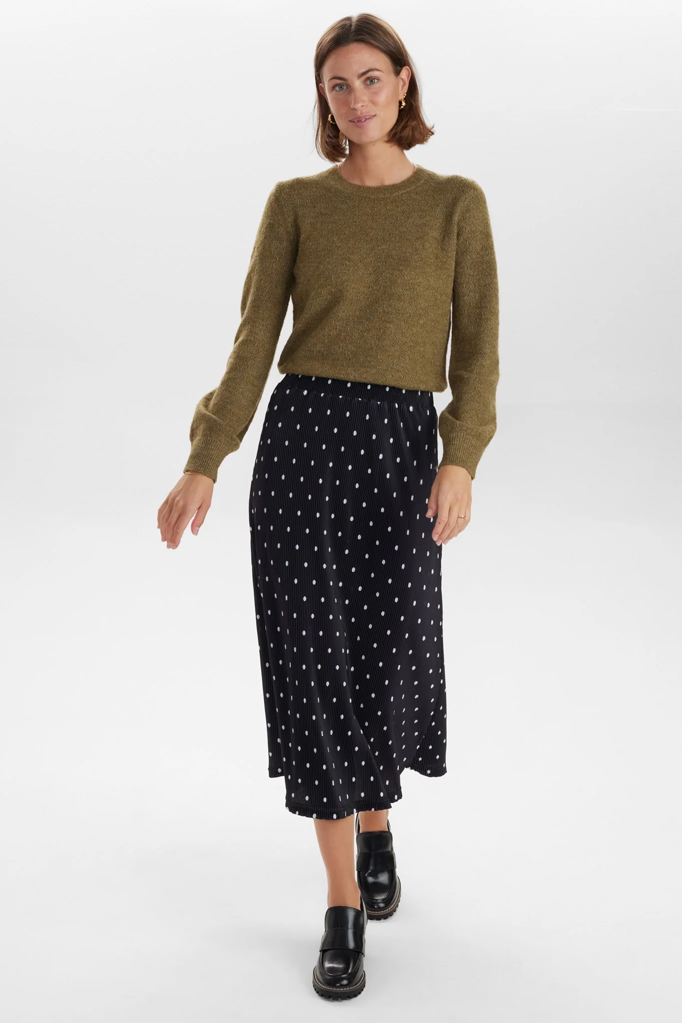 NUHENRIETT SKIRT - Caviar - Image 3