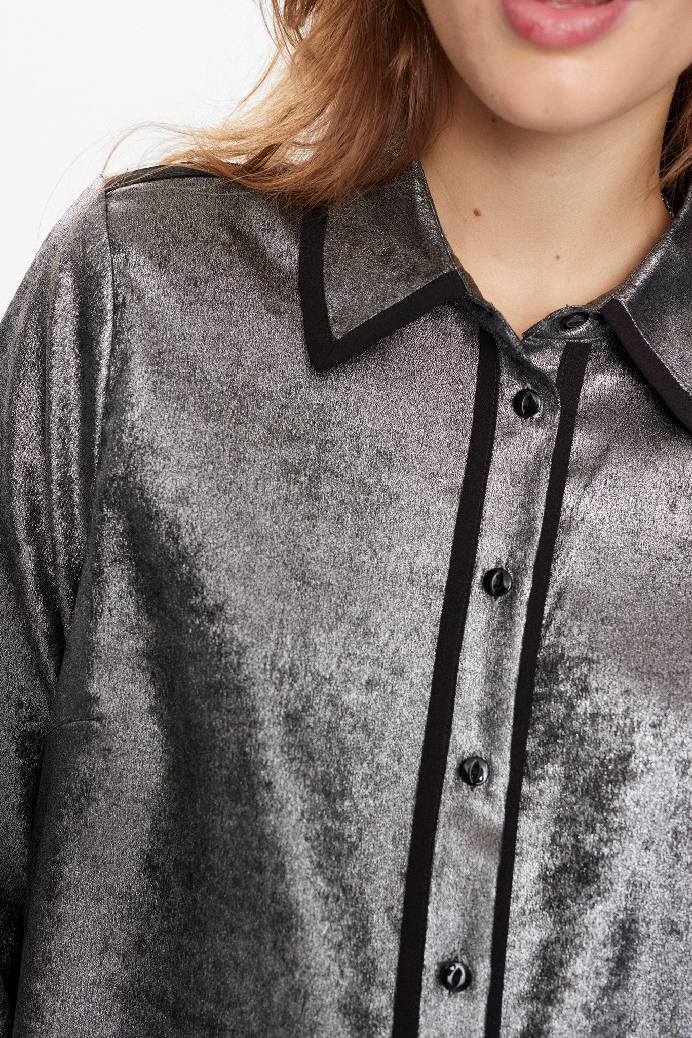 NUHILARY SHIRT - Silver - Image 4
