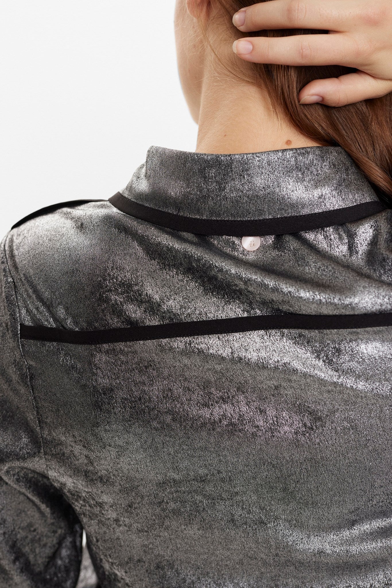 NUHILARY SHIRT - Silver - Image 5