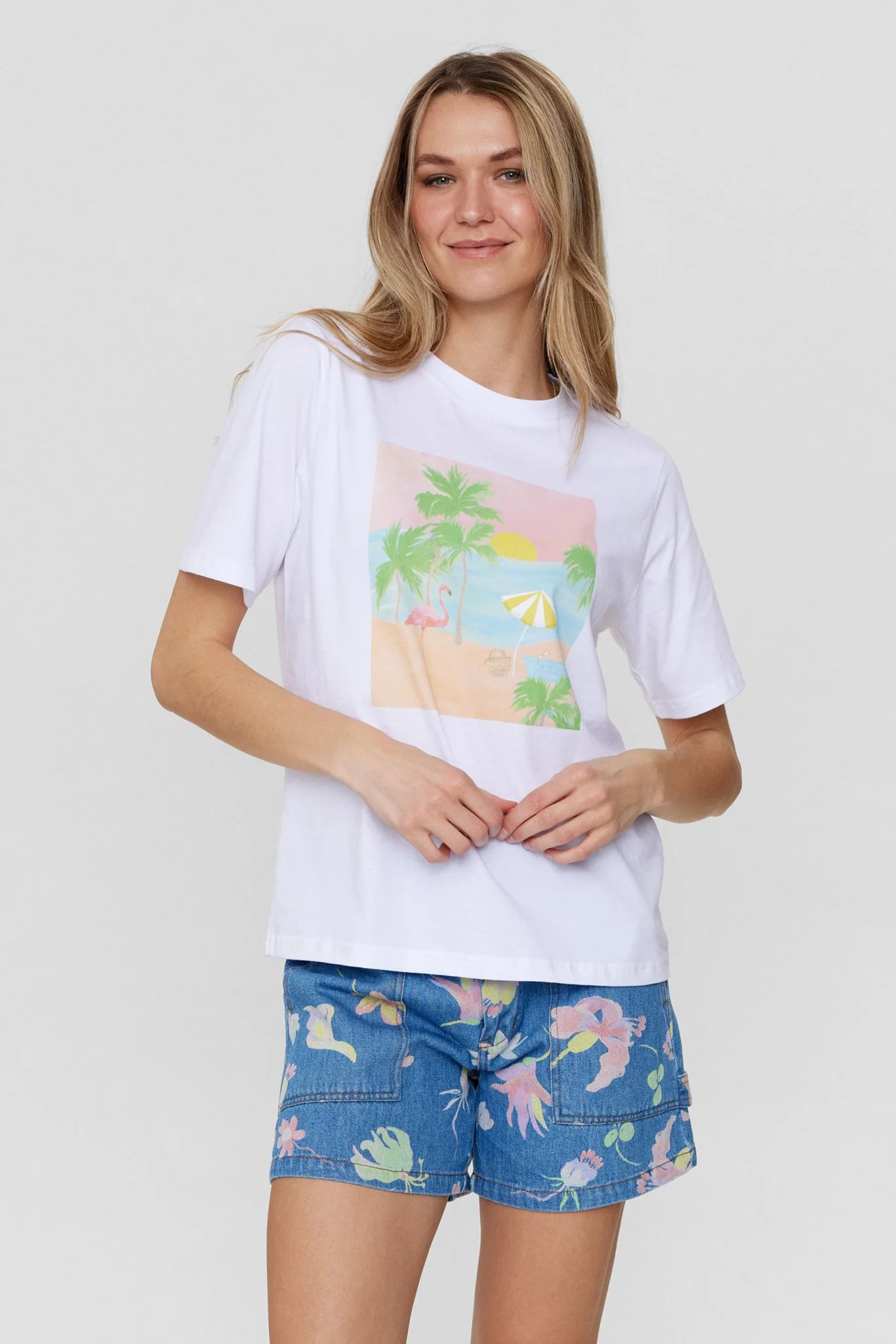 NUHOLLI T-SHIRT - Bright White
