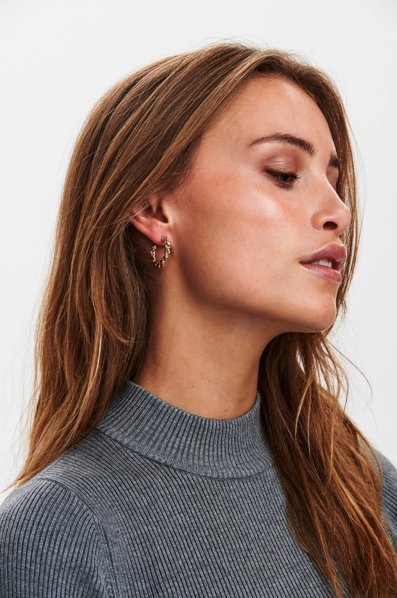 NUHOOPS EARRINGS - Gold