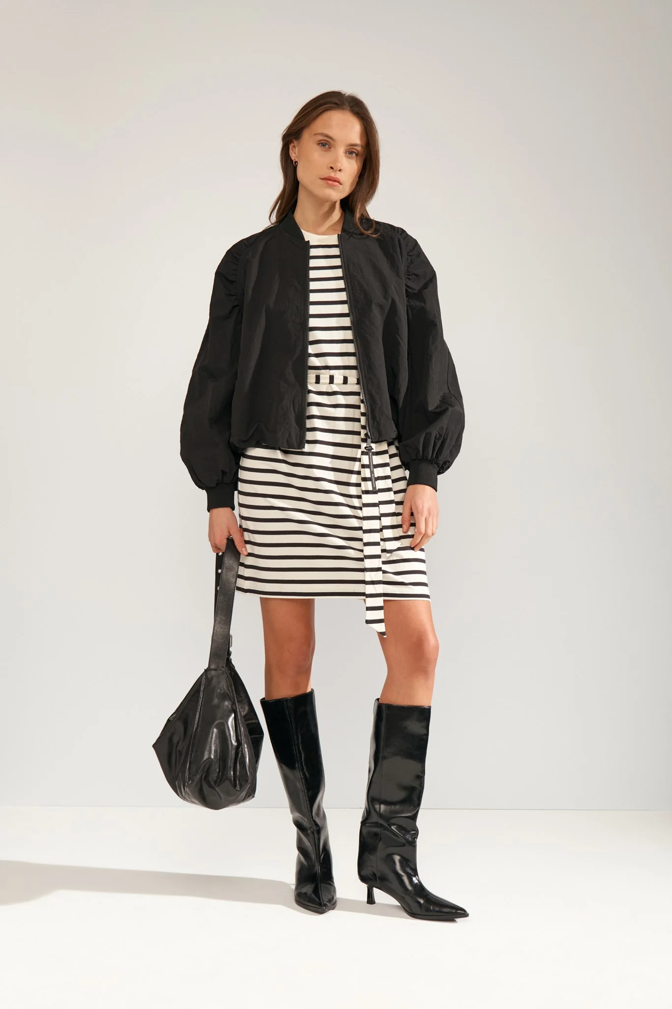 NUHYDRA DRESS - Caviar - Image 3