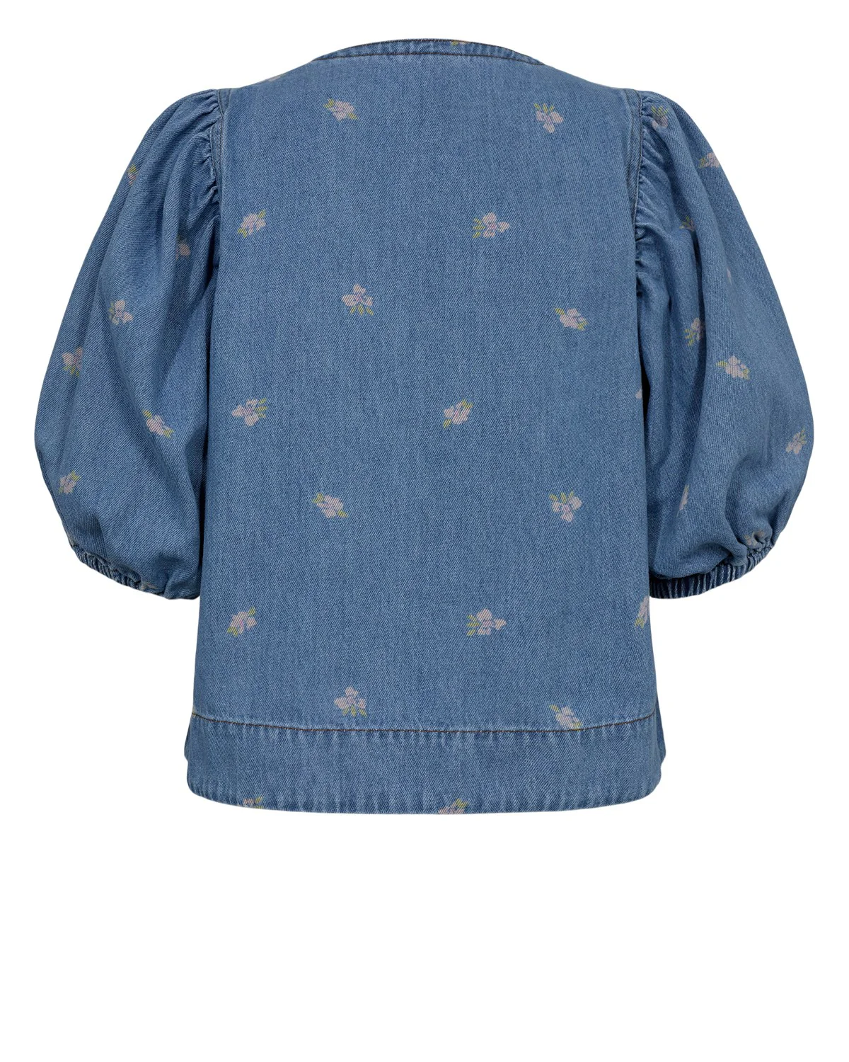 NUIBIZA BLOUSE - Medium Blue Denim - Image 7