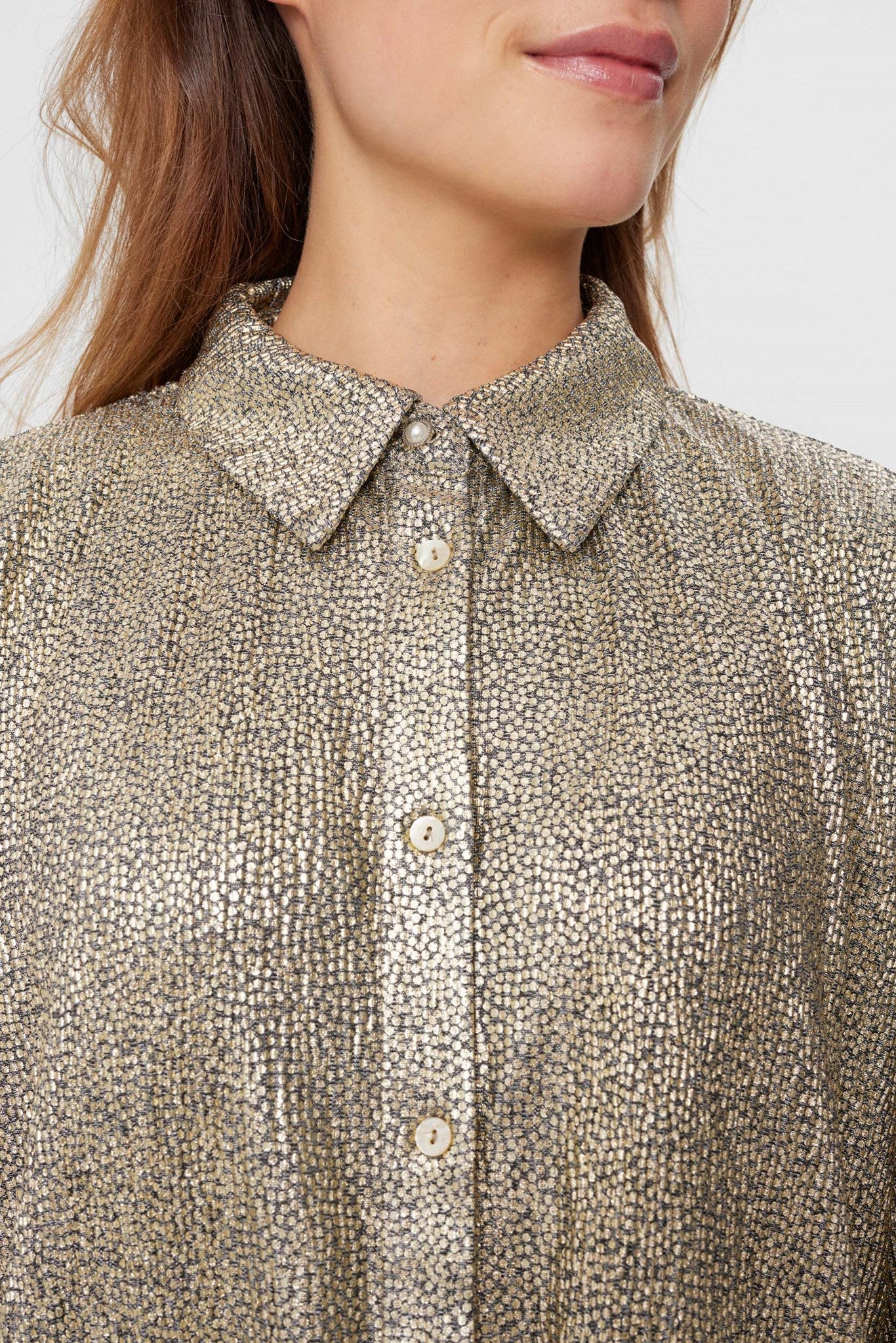 NUIDUN SHIRT - Silver - Image 4