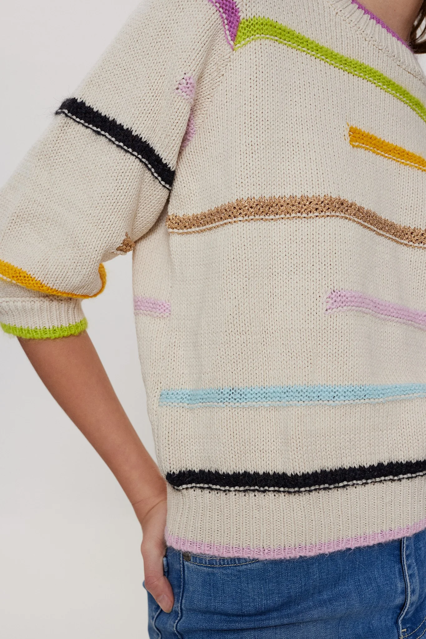 NUIGA SS PULLOVER - Birch - Image 5