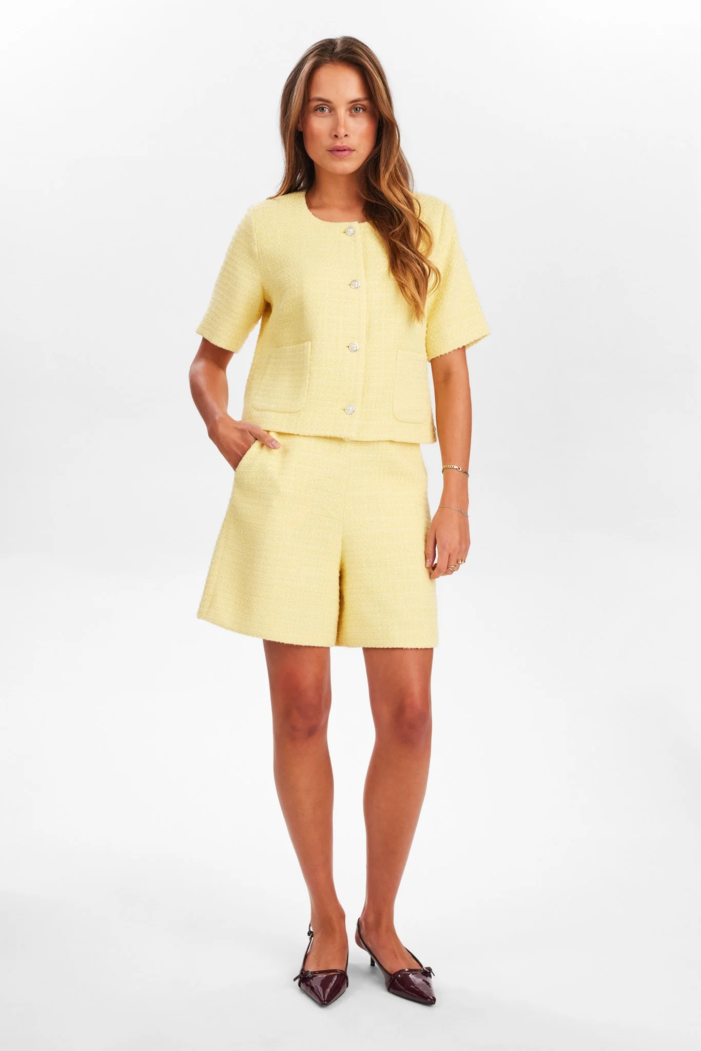 NUINDIA SS BLAZER - Golden Haze - Image 3