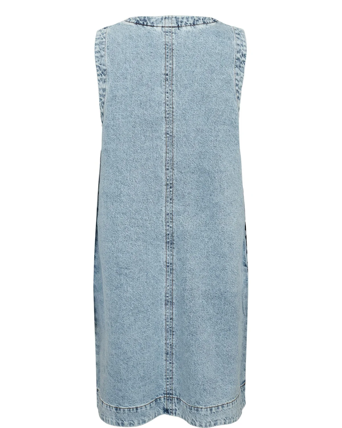 NUIRINA DRESS - Light B. Stonewash Denim - Image 7