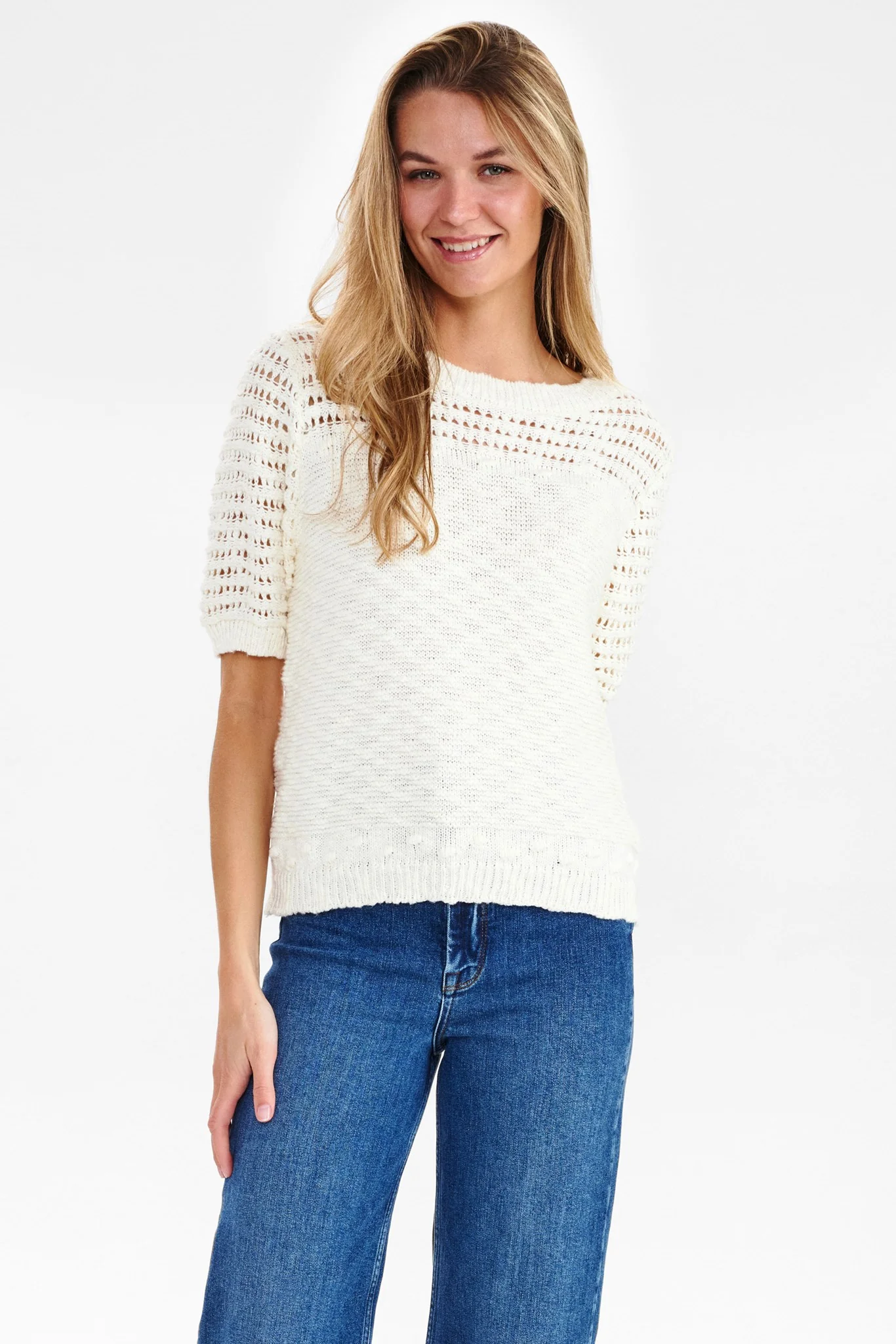 NUIRIS PULLOVER - Cloud Dancer