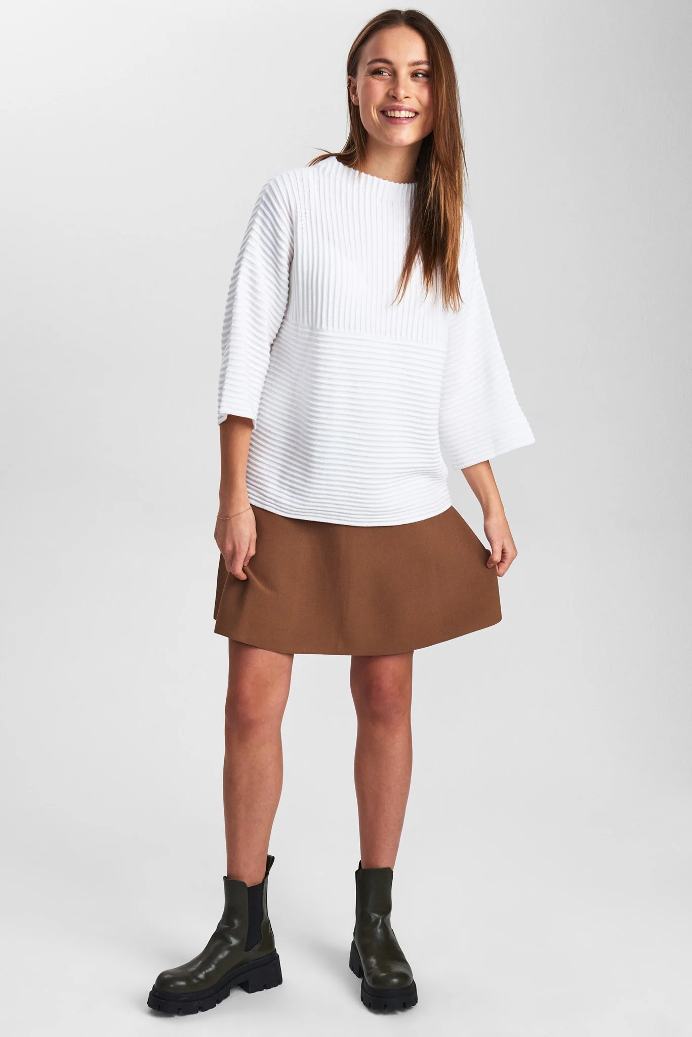 NUIRMELIN O-NECK PULLOVER-NOOS - Cloud Dancer - Image 3