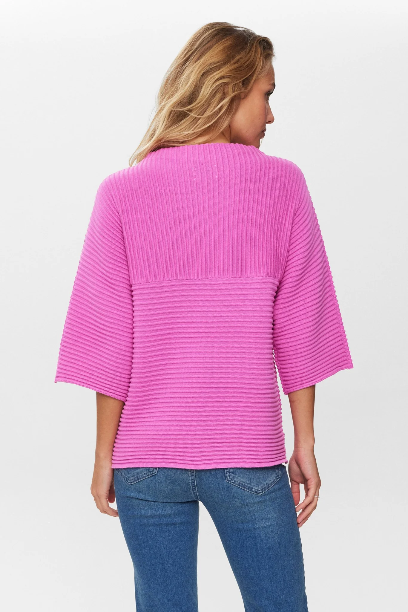 NUIRMELIN O-NECK PULLOVER-NOOS - Super Pink - Image 2