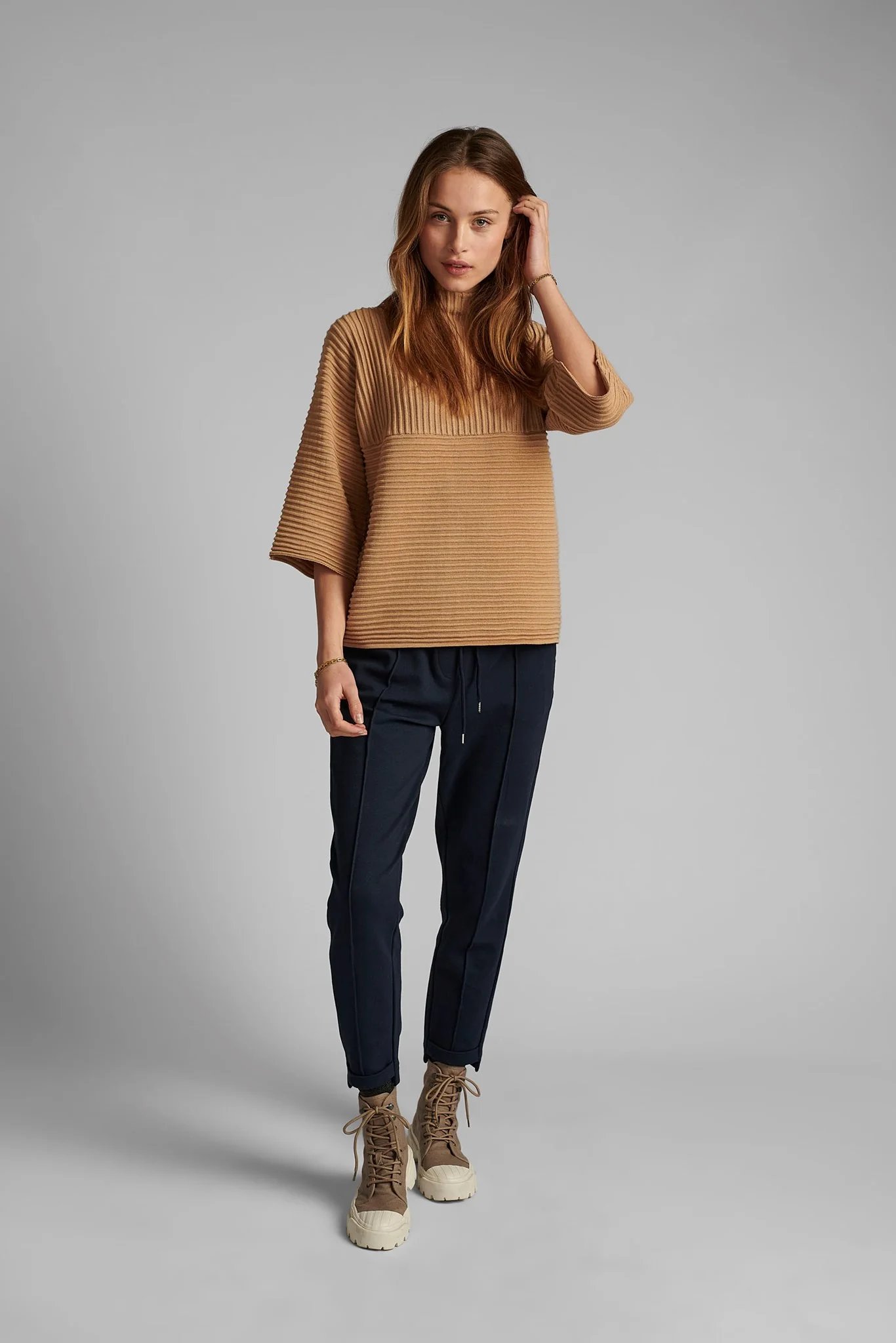 NUIRMELIN O-NECK PULLOVER -NOOS - Tannin - Image 3
