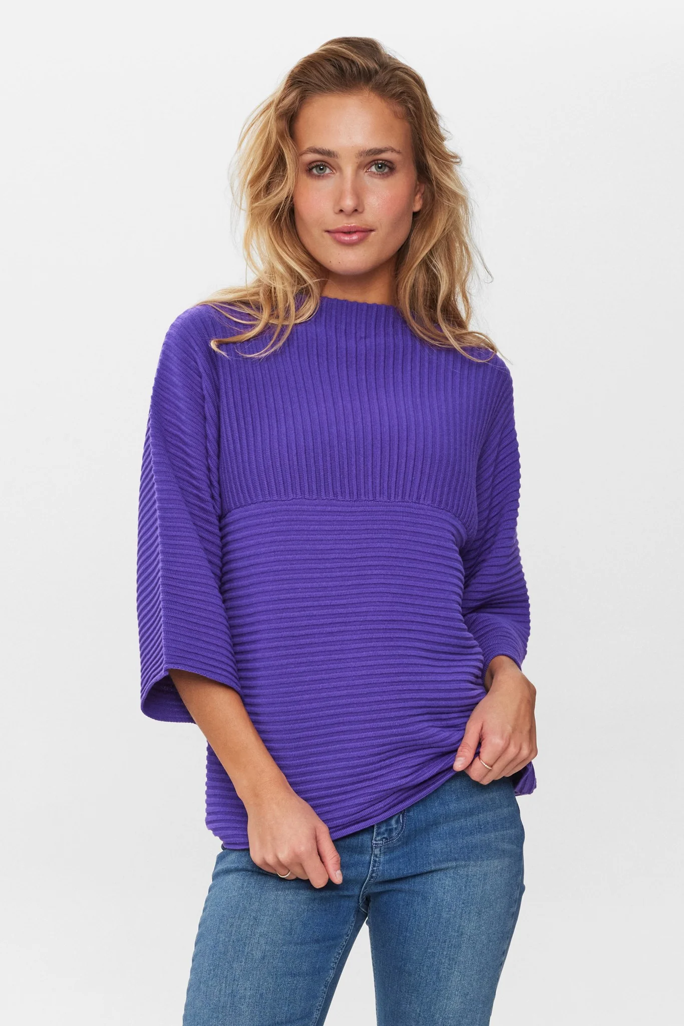 NUIRMELIN O-NECK PULLOVER-NOOS - Tillandsia Purple