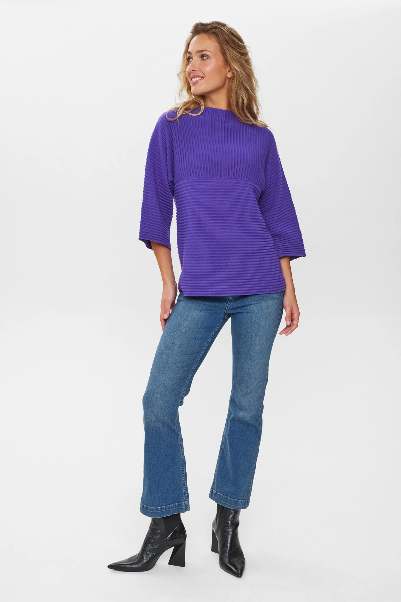 NUIRMELIN O-NECK PULLOVER-NOOS - Tillandsia Purple - Image 2