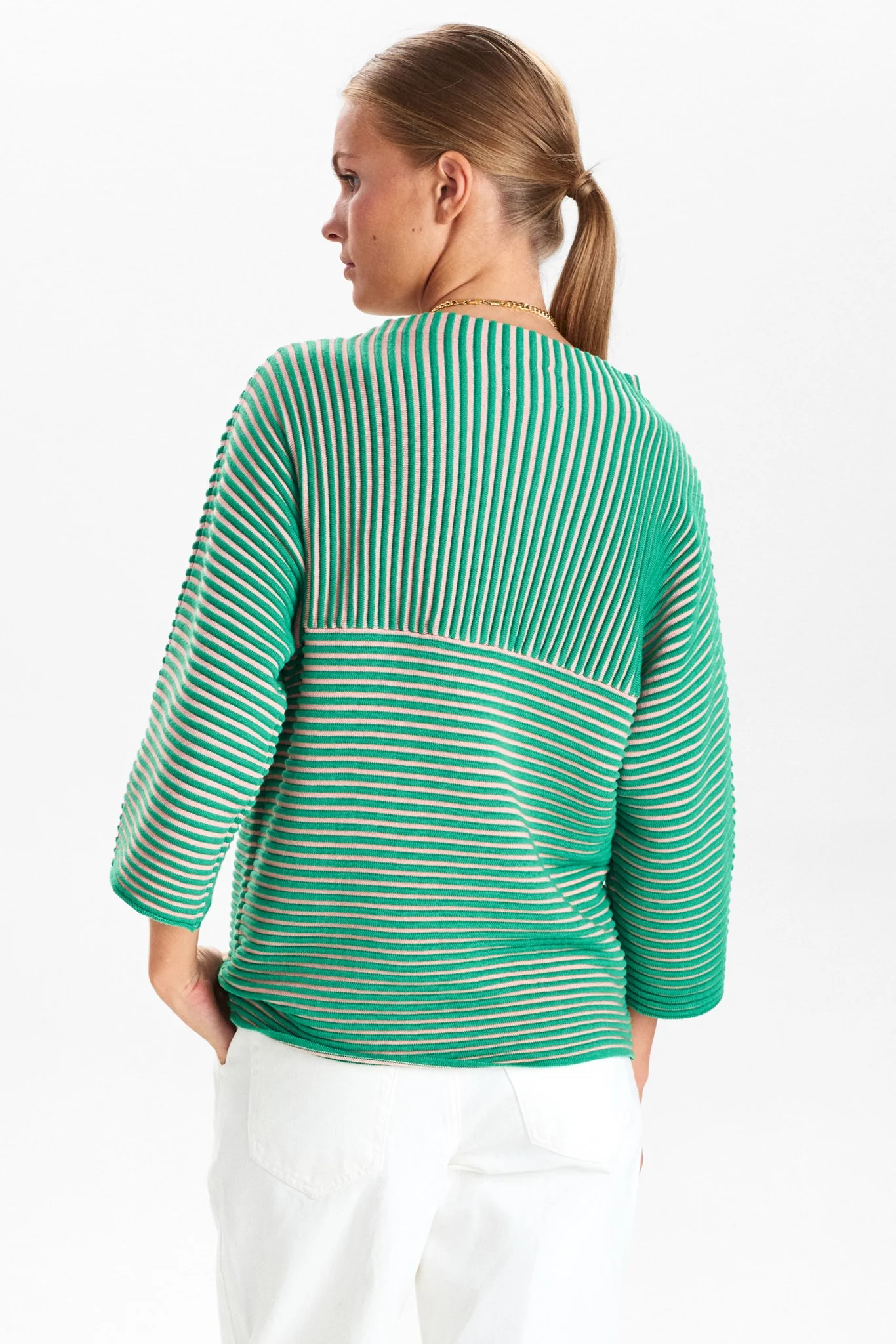 NUIRMELIN STRIPE PULLOVER - Leprechaun - Image 2