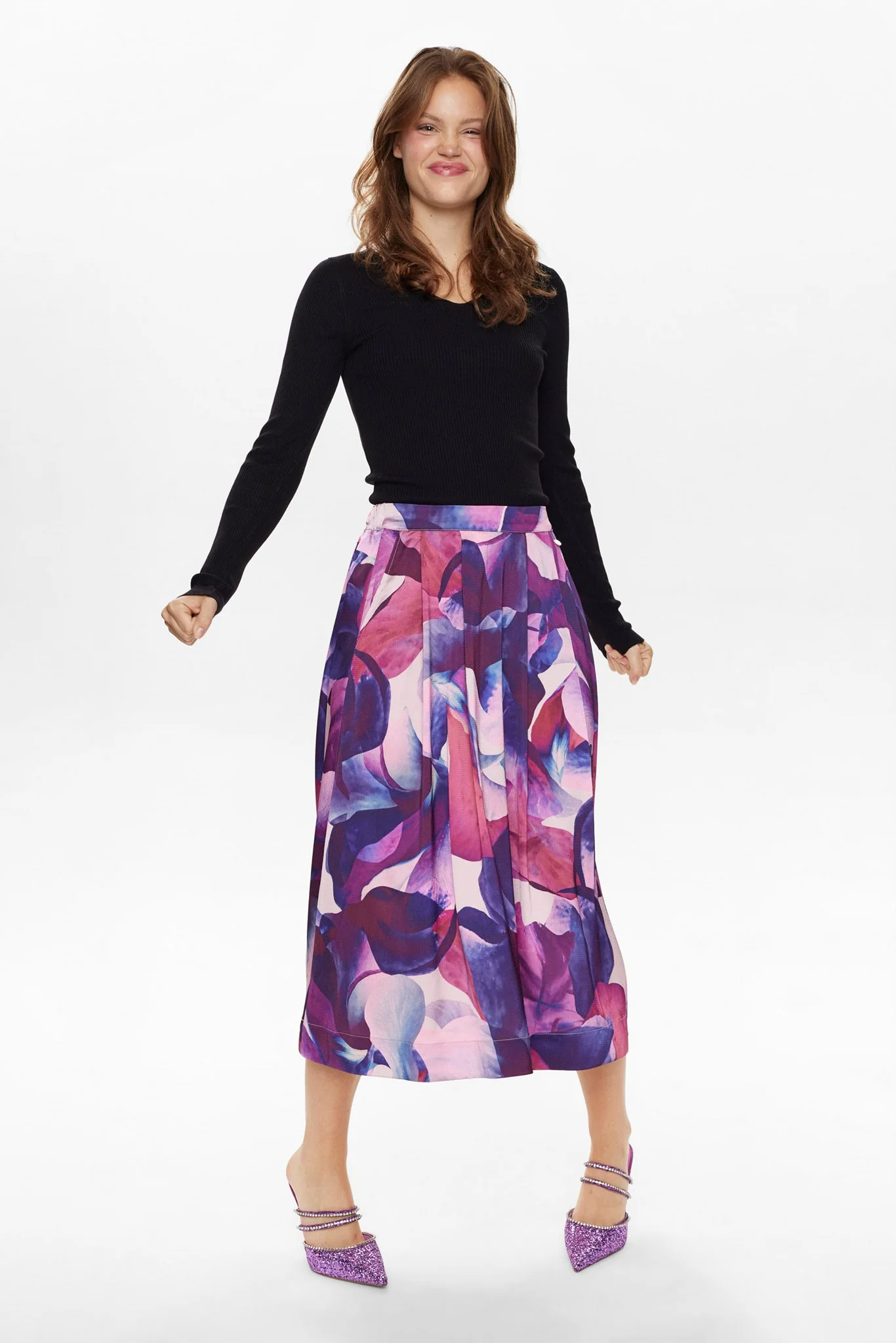 NUISOBELL SKIRT - Violet Ice - Image 6