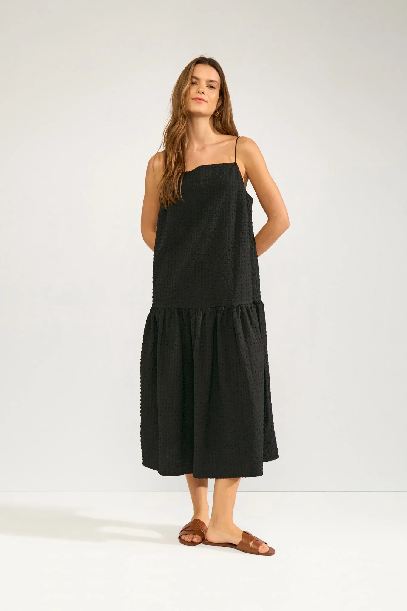 NUISOLA DRESS - Caviar